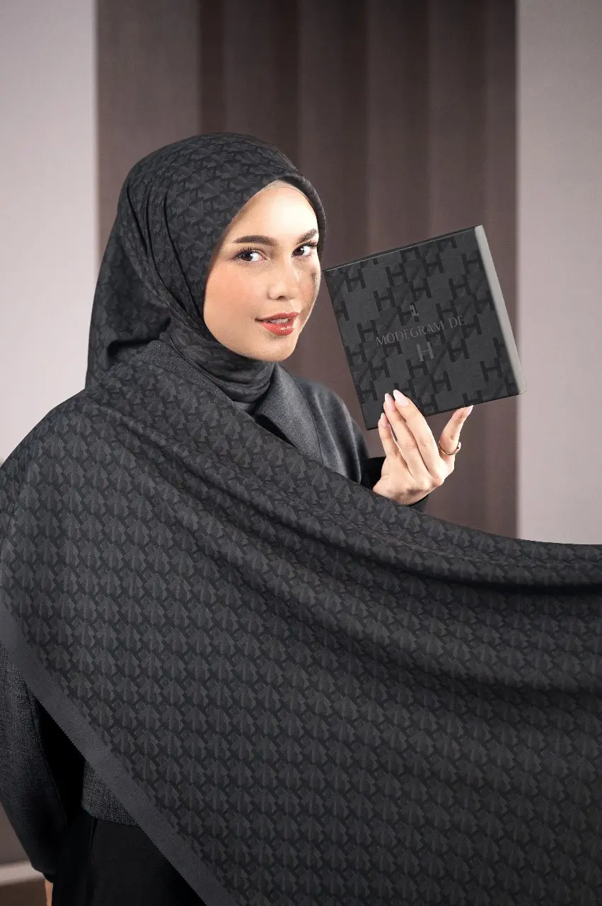 MODEGRAM DE H SCARF GREY