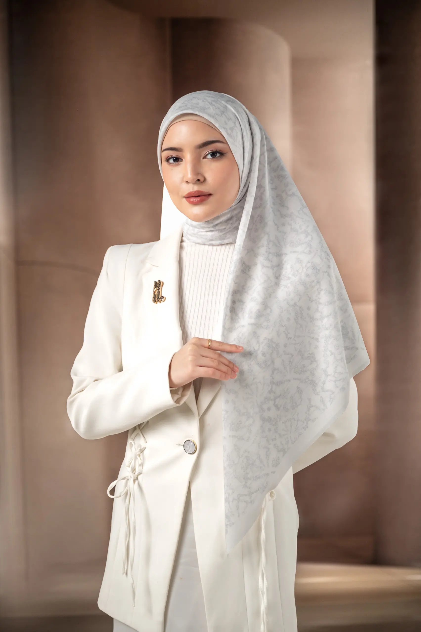 BLOMST SCARF SALT