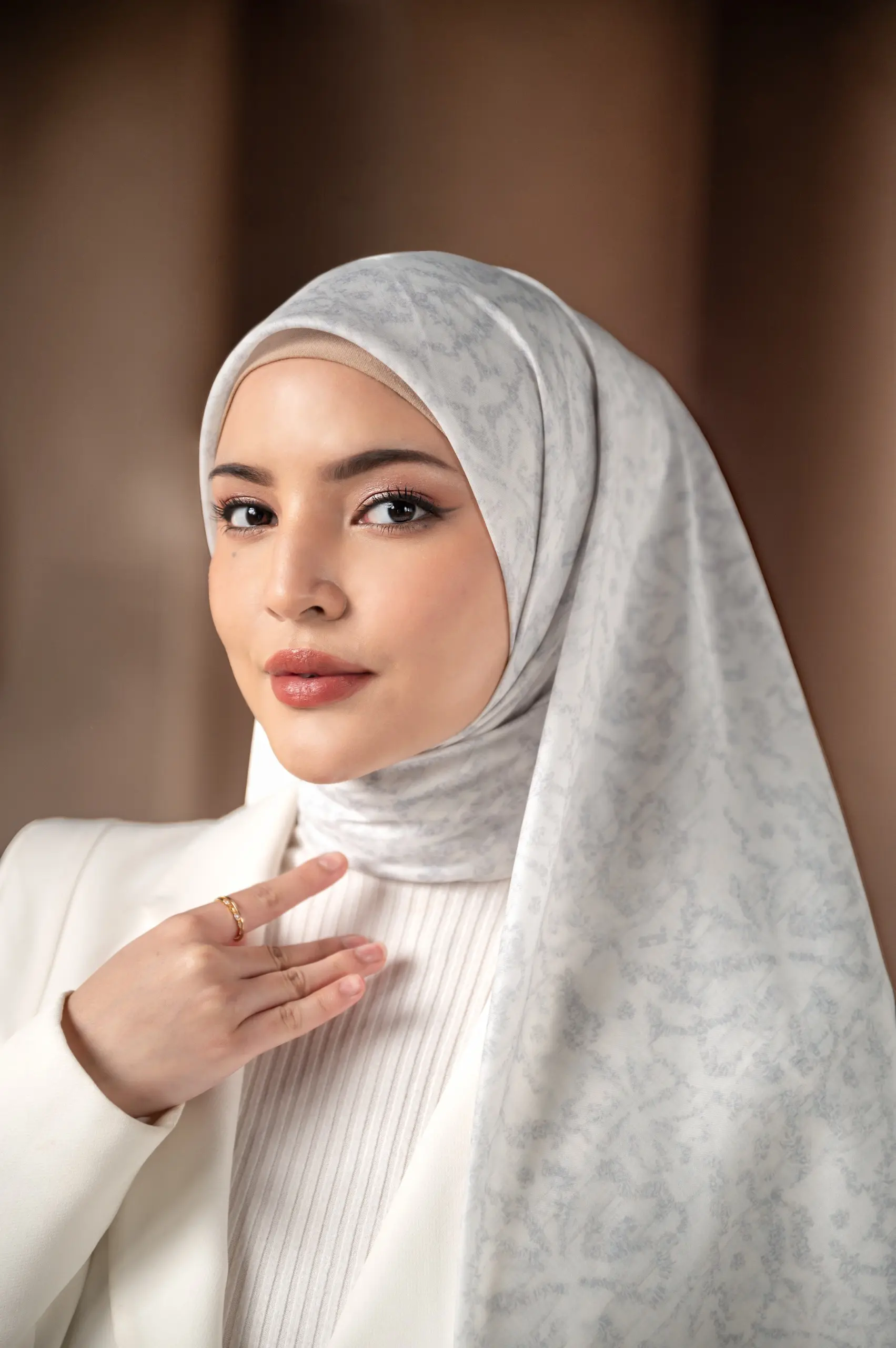 BLOMST SCARF SALT