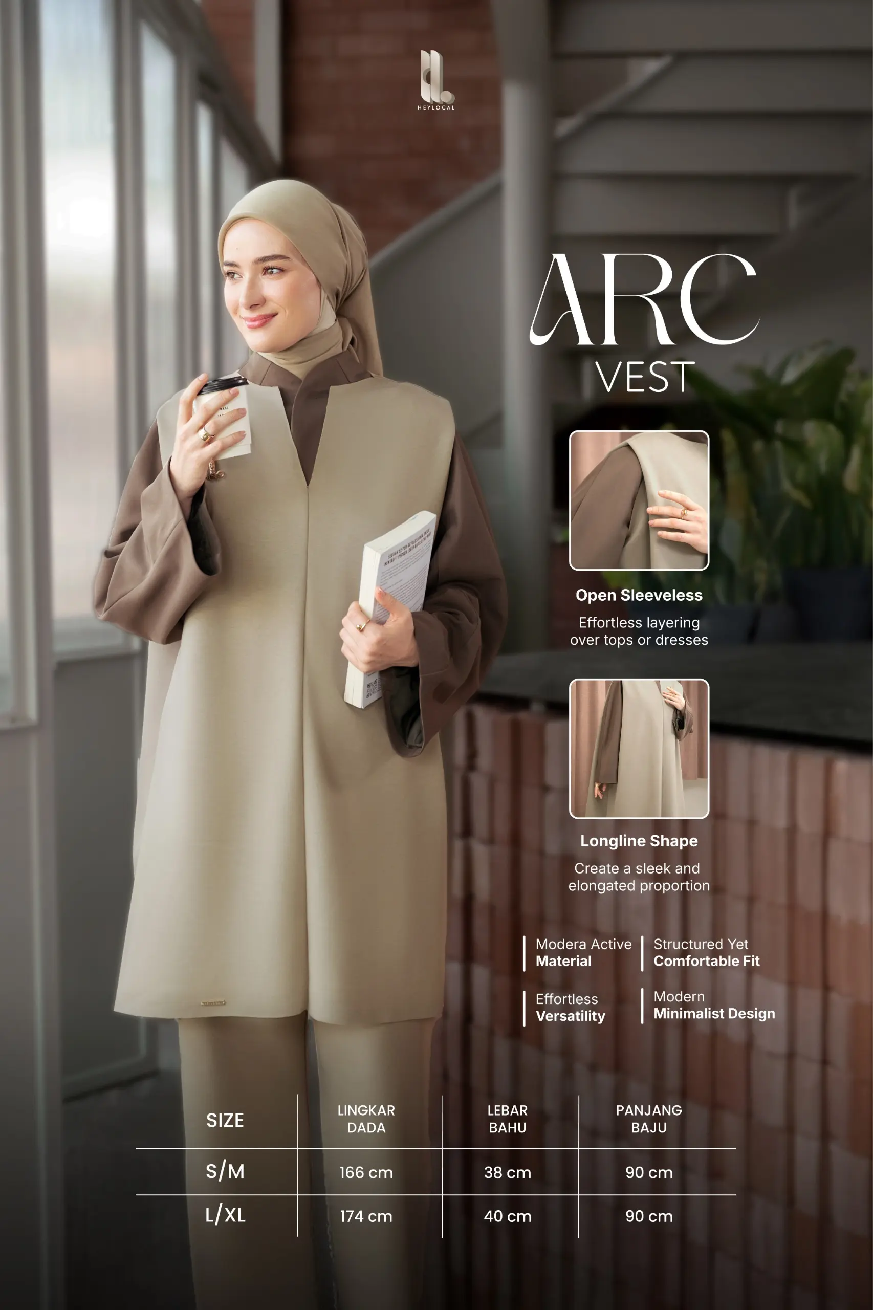 ARC VEST SABLE
