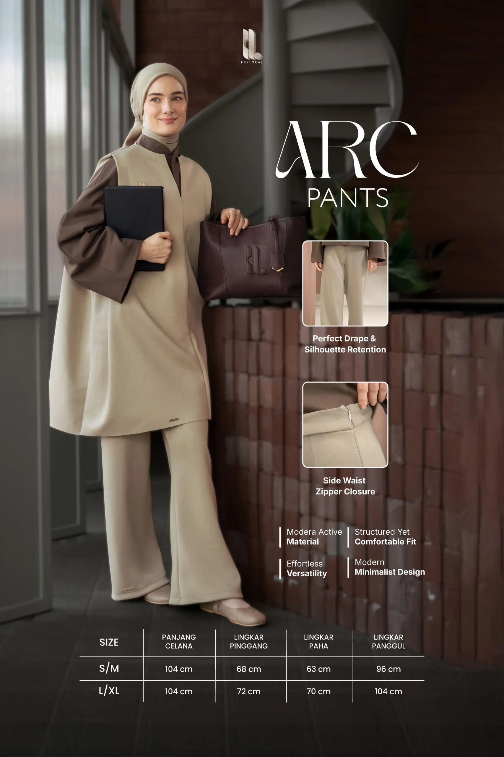ARC PANTS TAUPE