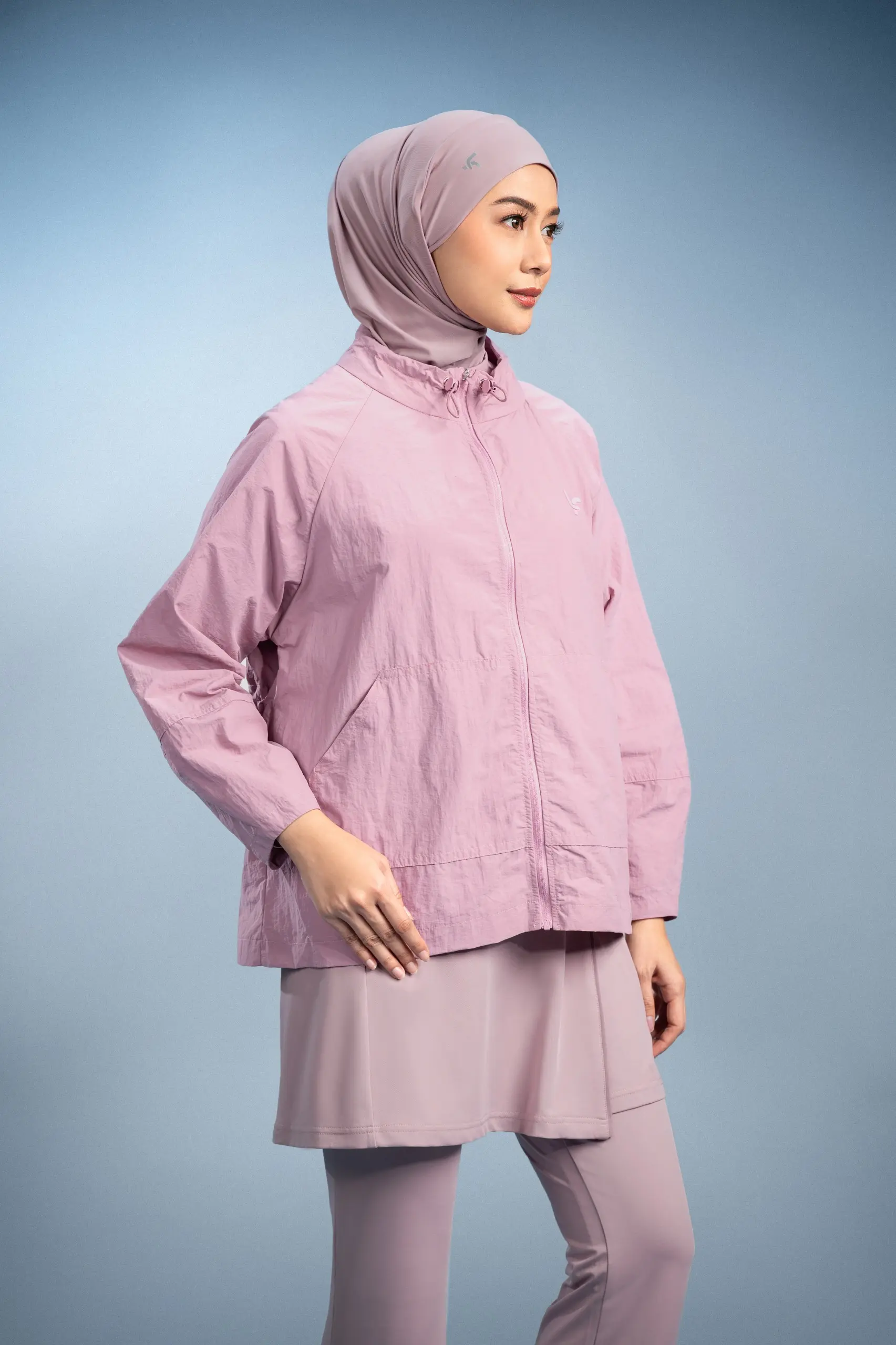 LADY FIT STRIVE BOXY JACKET ROSETTE