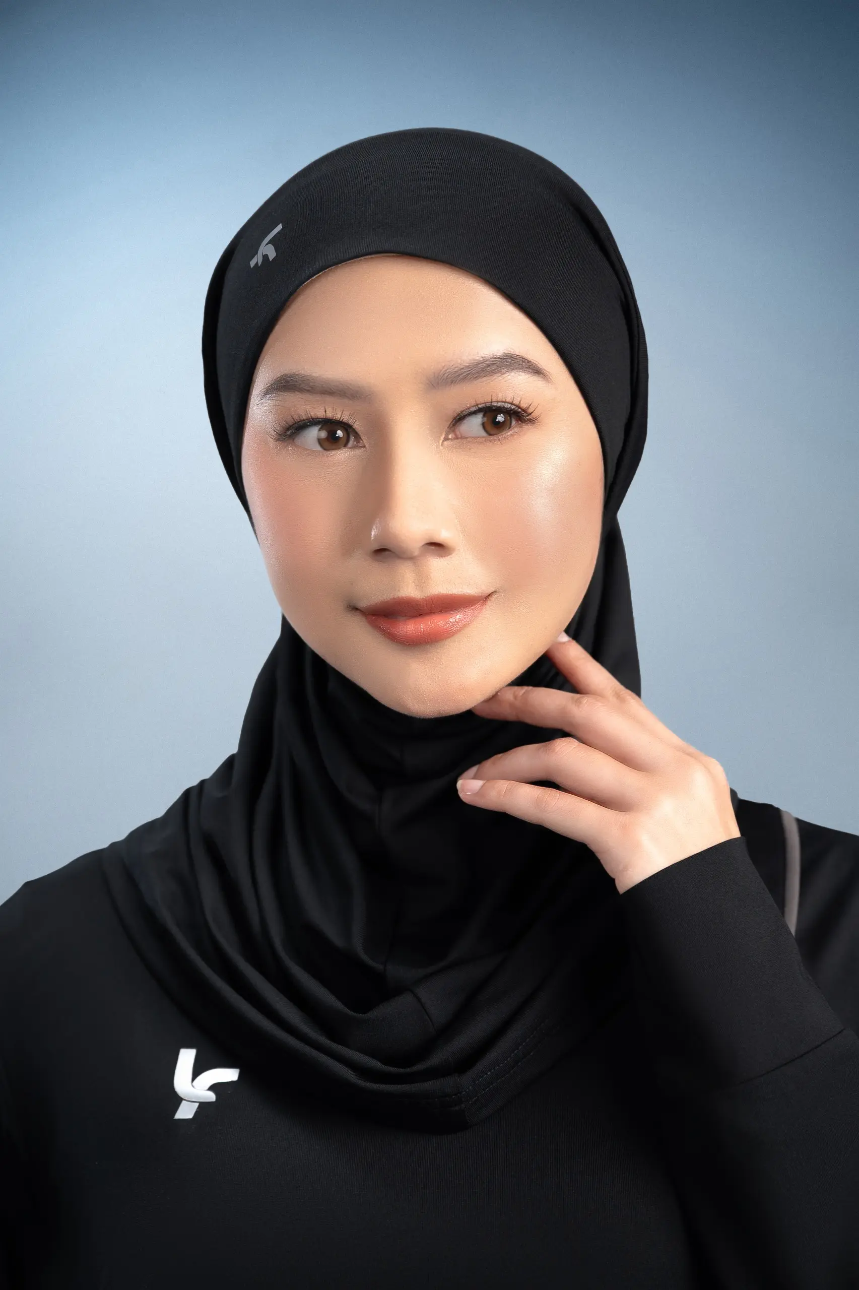 LADY FIT STRIVE INSTANT HIJAB ONYX