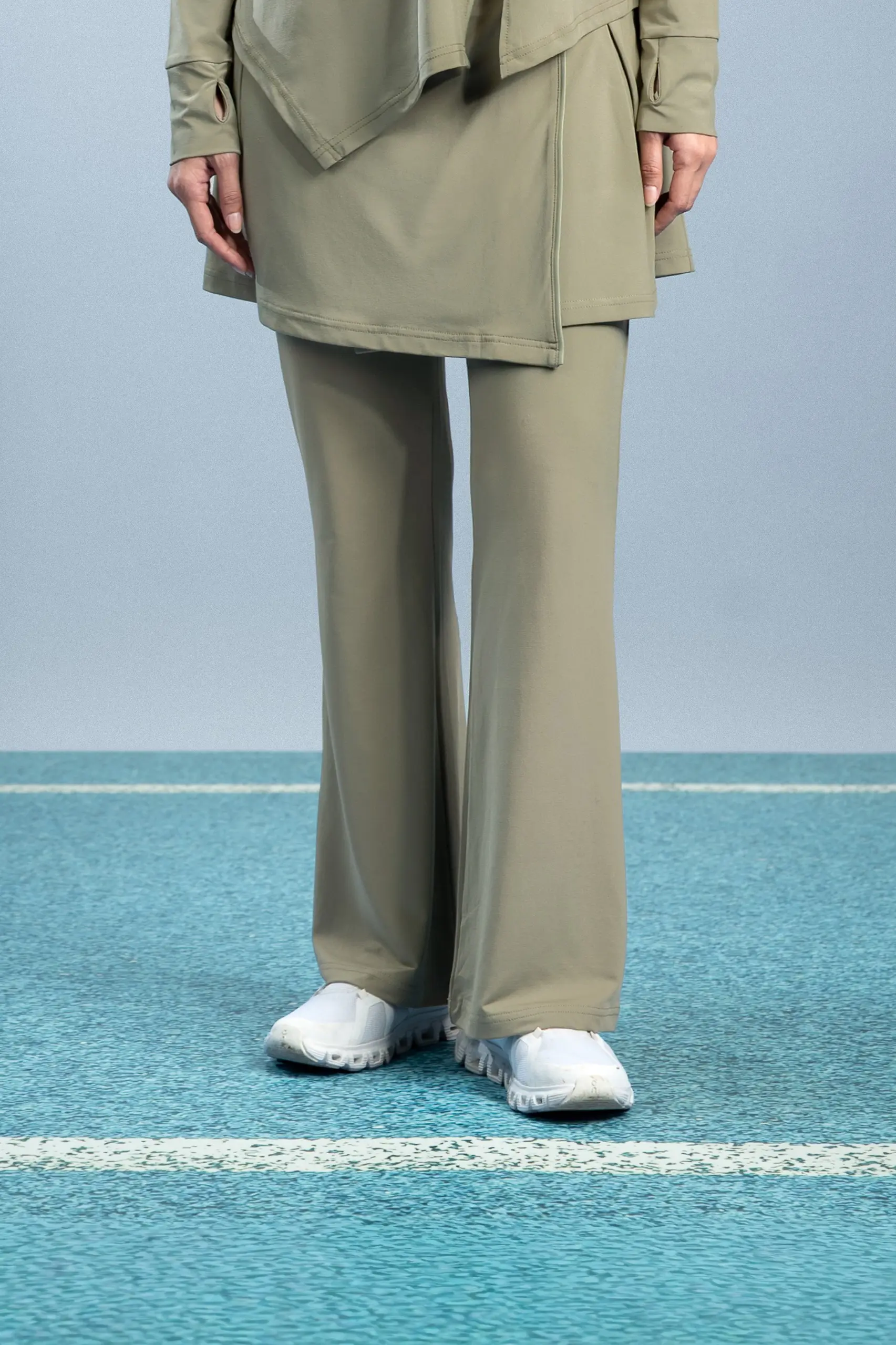 LADY FIT STRIVE LEGGING SKIRT MOSS