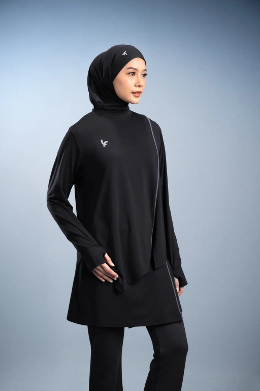 Image of LADY FIT STRIVE TOP ONYX