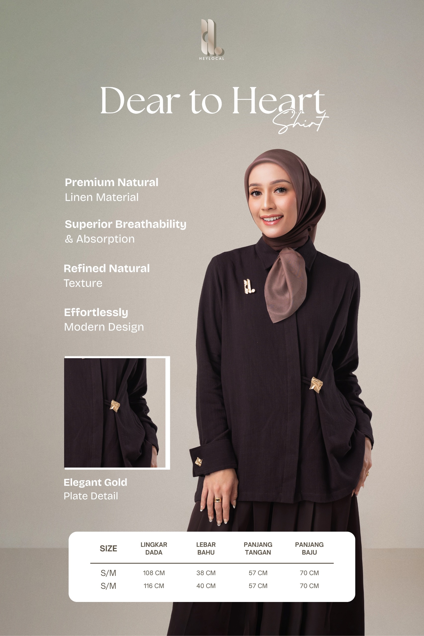 DEAR TO HEART SHIRT SAND