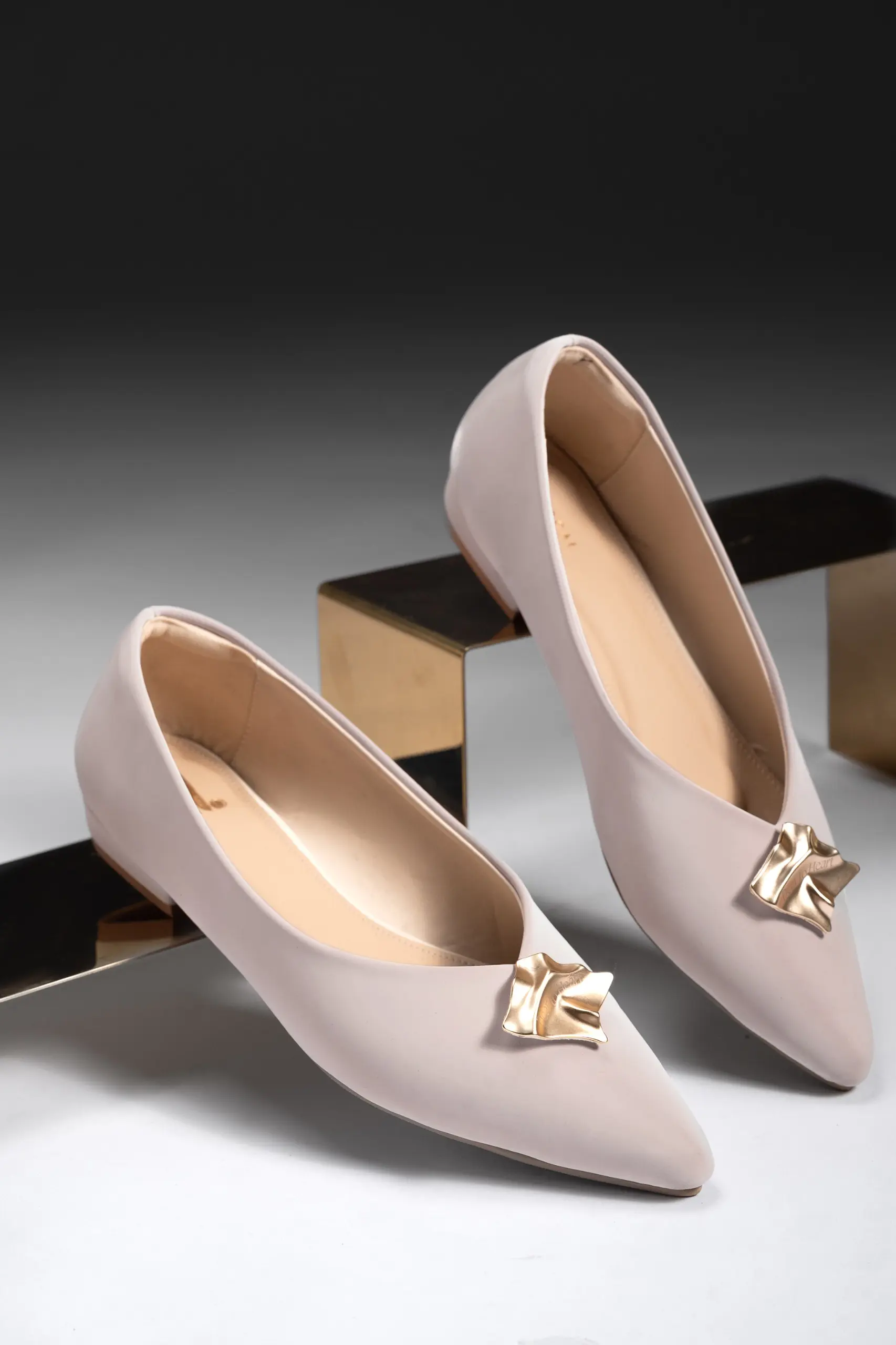 DEAR TO HEART FLAT SHOES IVORY