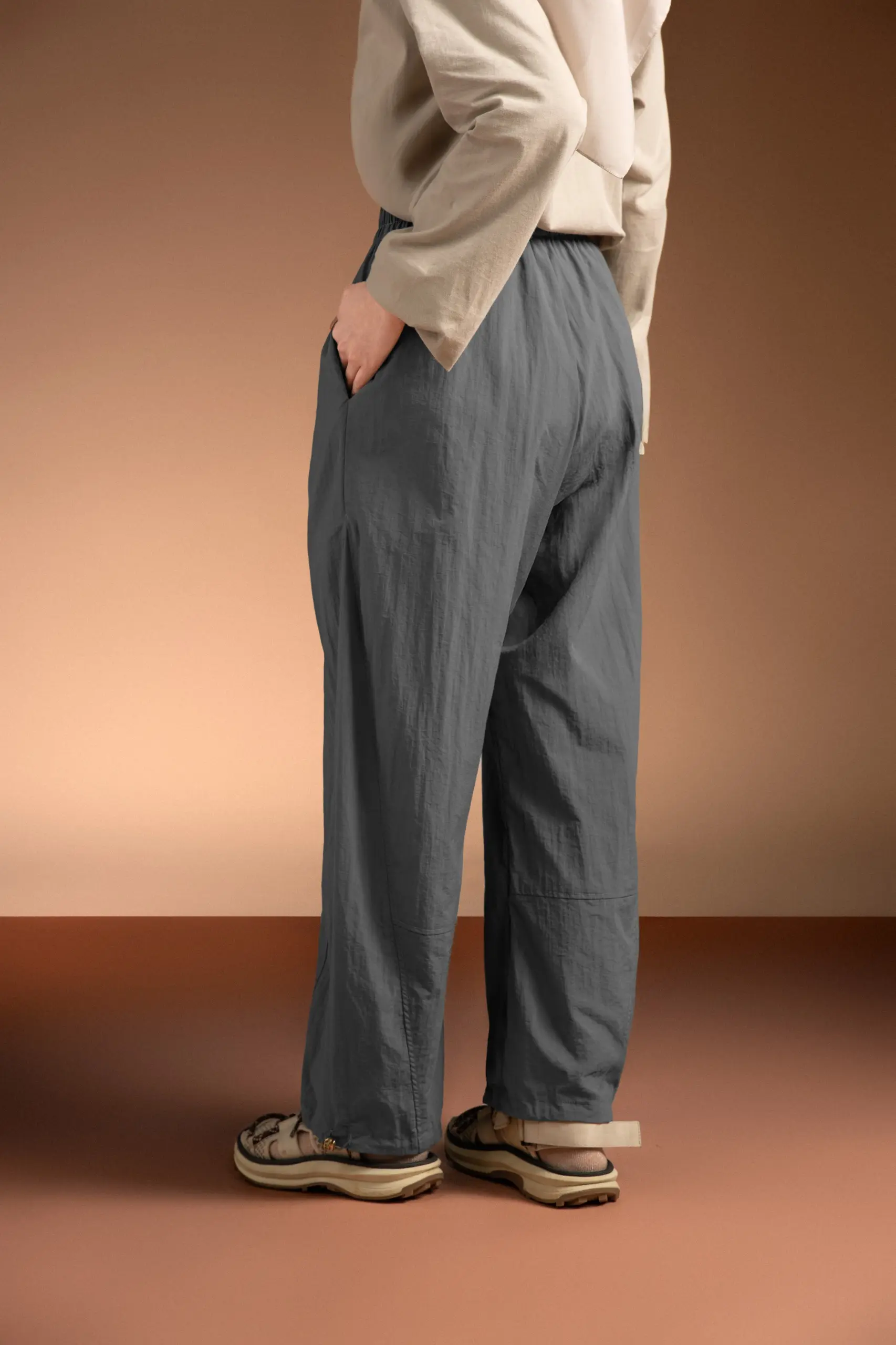 MARGOT 2.0 BARREL PANTS CEMENT