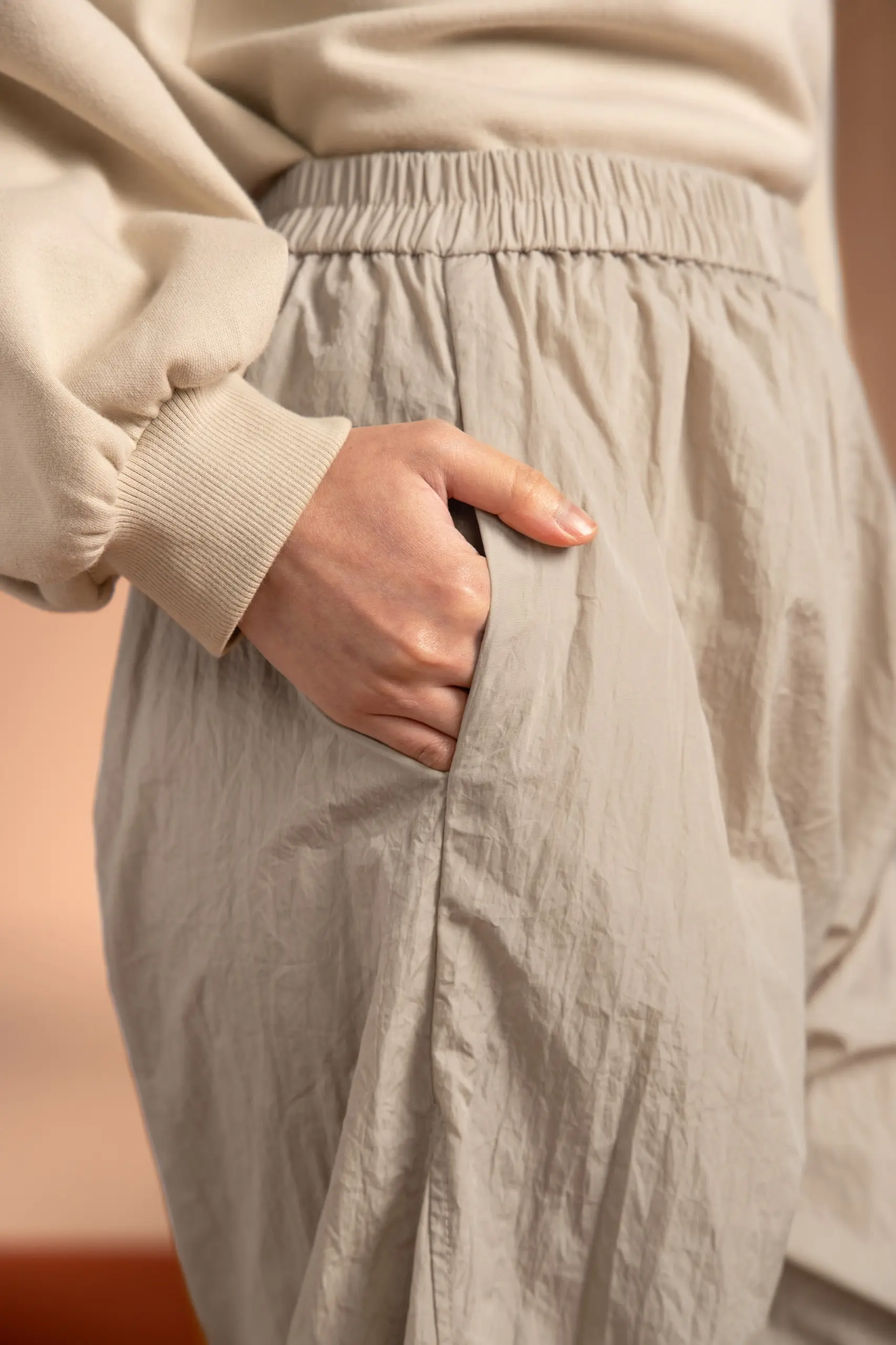 MARGOT 2.0 BARREL PANTS CREME