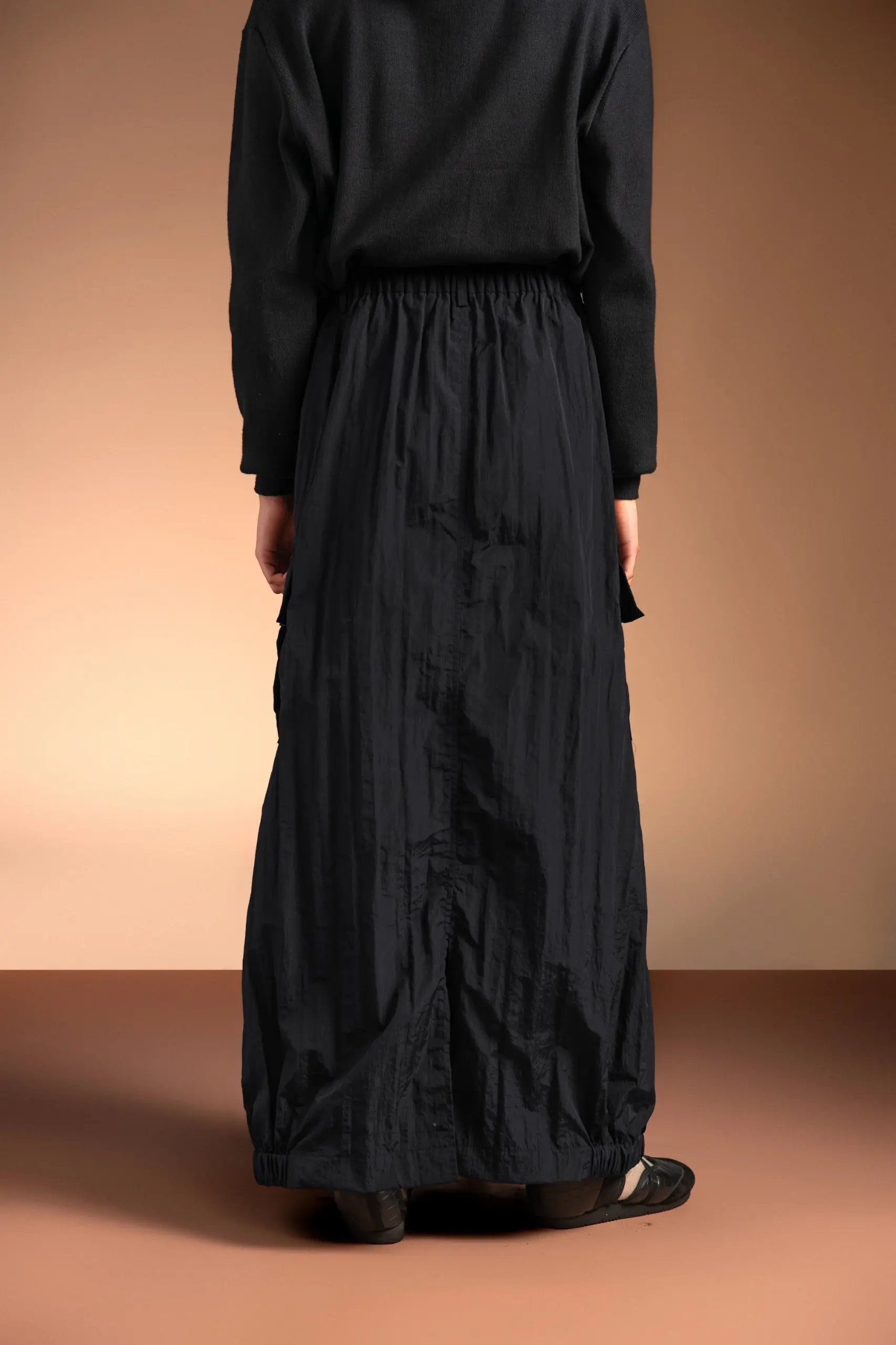 MARGOT 2.0 LONG CARGO SKIRT ONYX