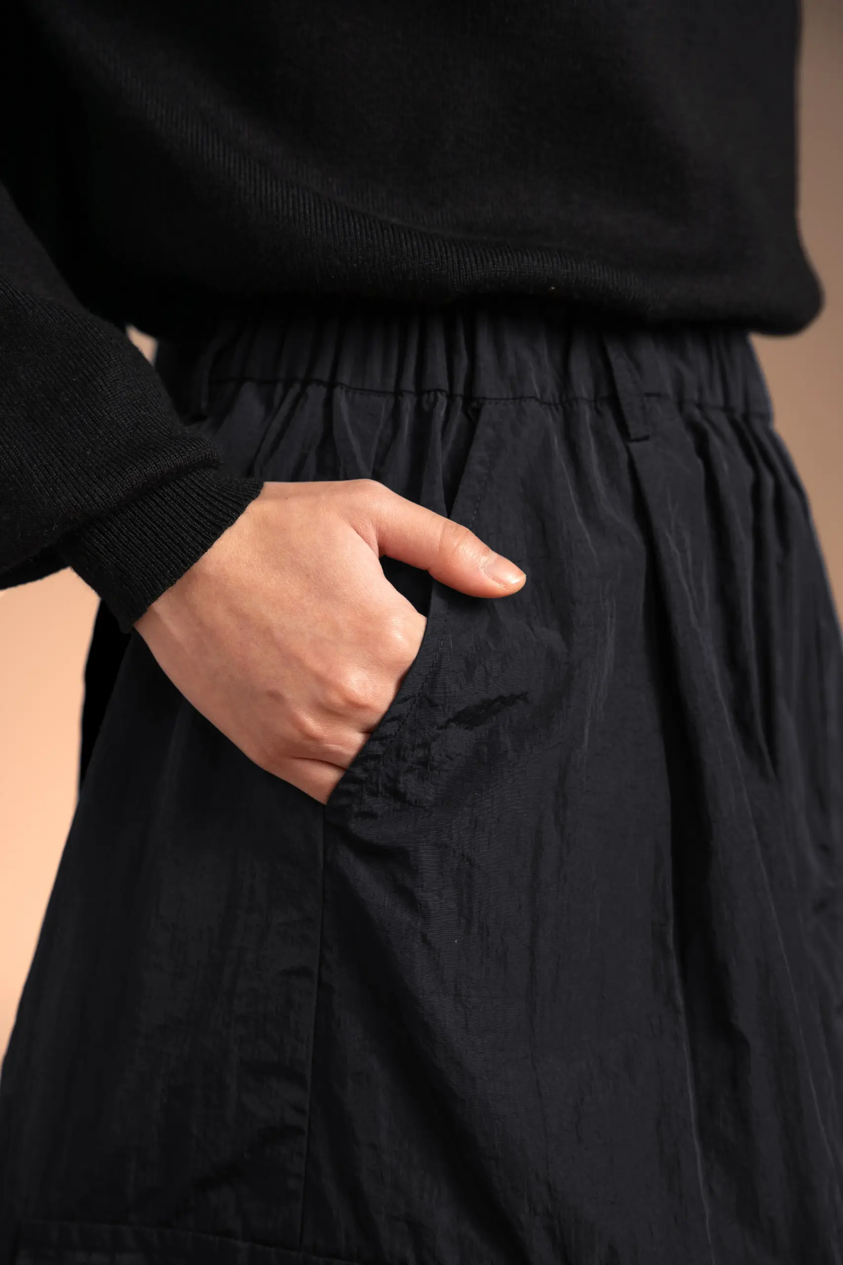 MARGOT 2.0 LONG CARGO SKIRT ONYX