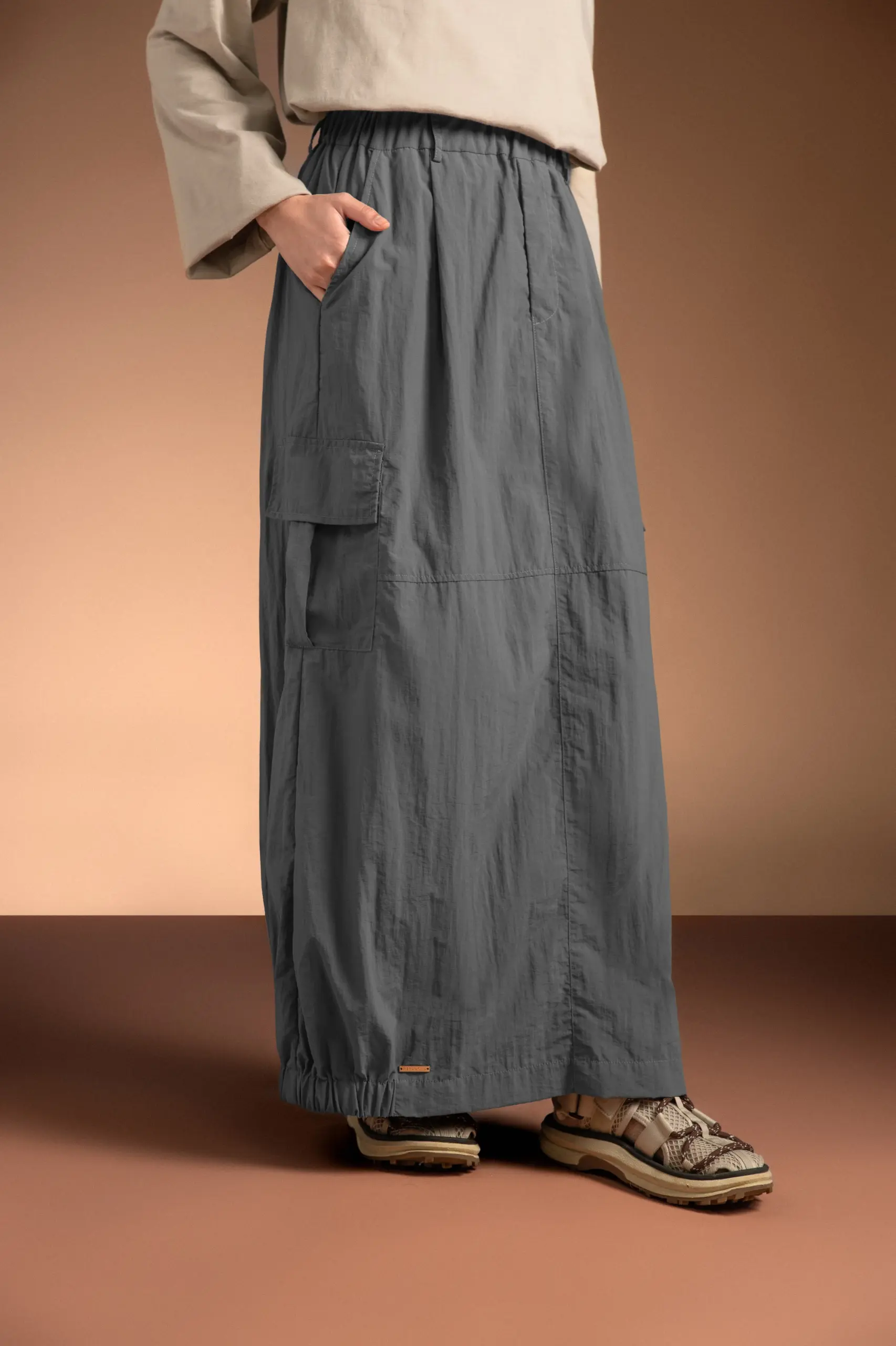 MARGOT 2.0 LONG CARGO SKIRT CEMENT