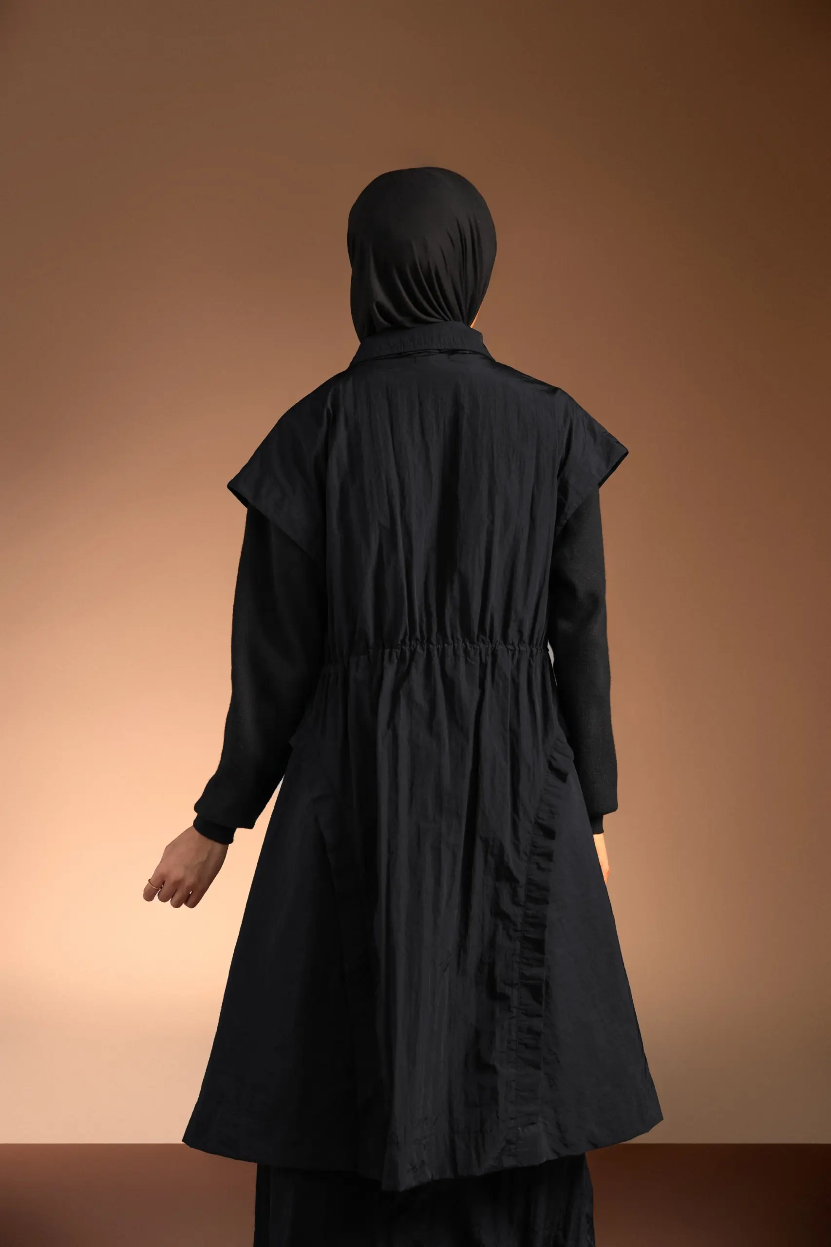 MARGOT 2.0 LONG VEST ONYX