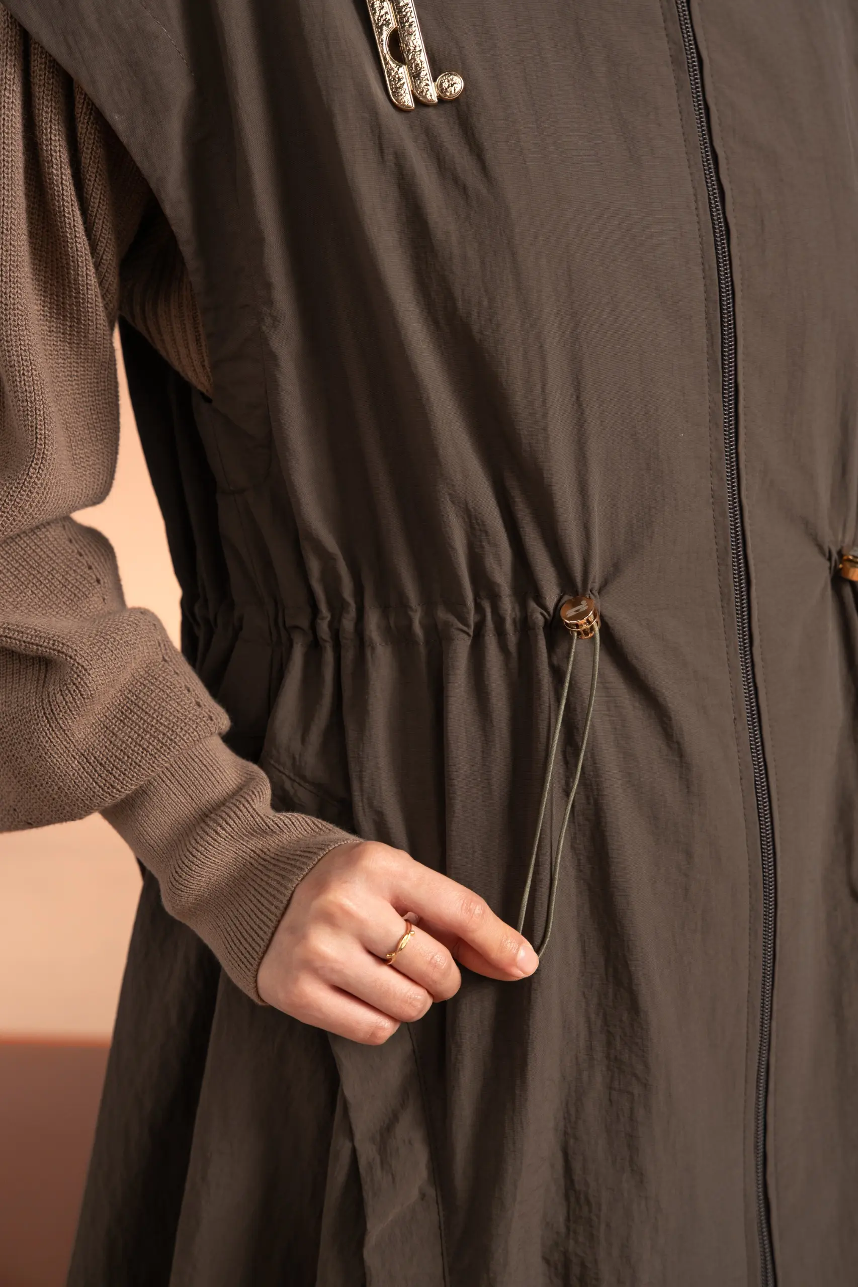 MARGOT 2.0 LONG VEST COFFE