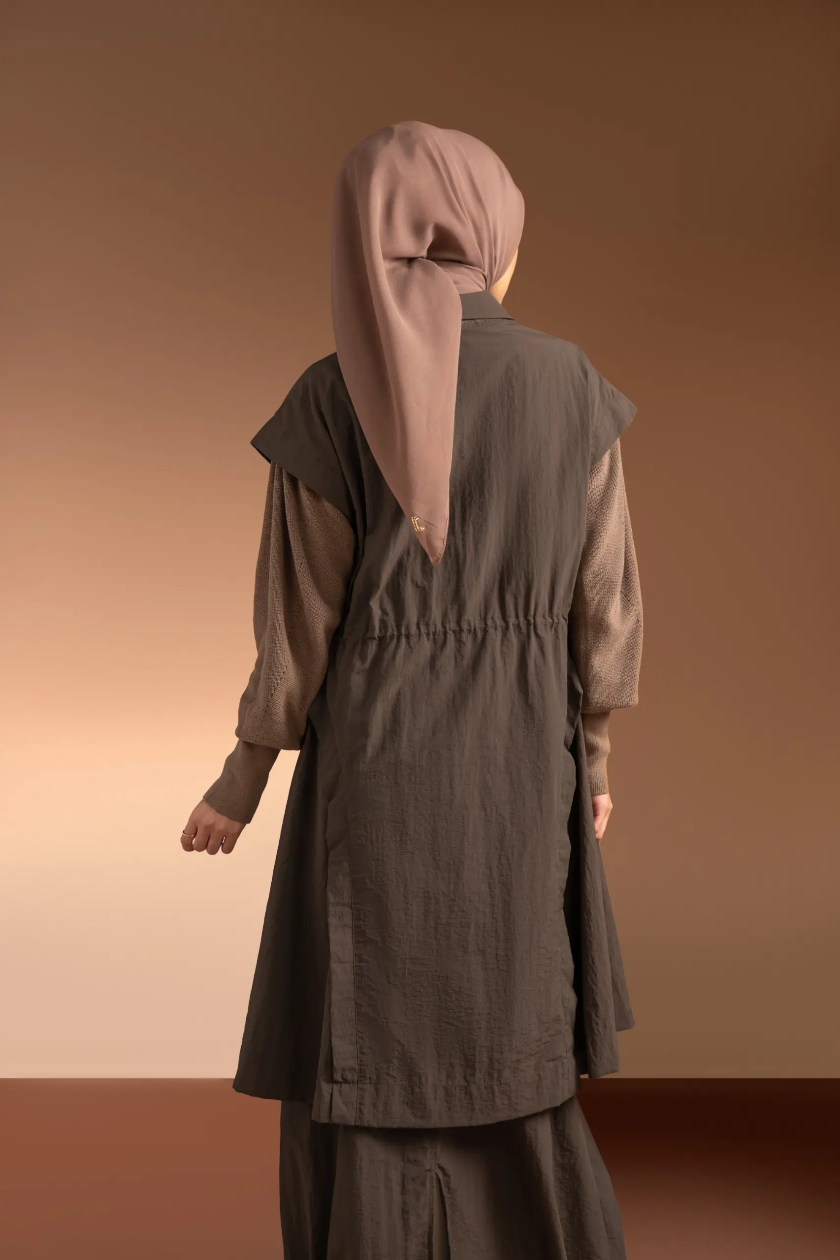 MARGOT 2.0 LONG VEST COFFE