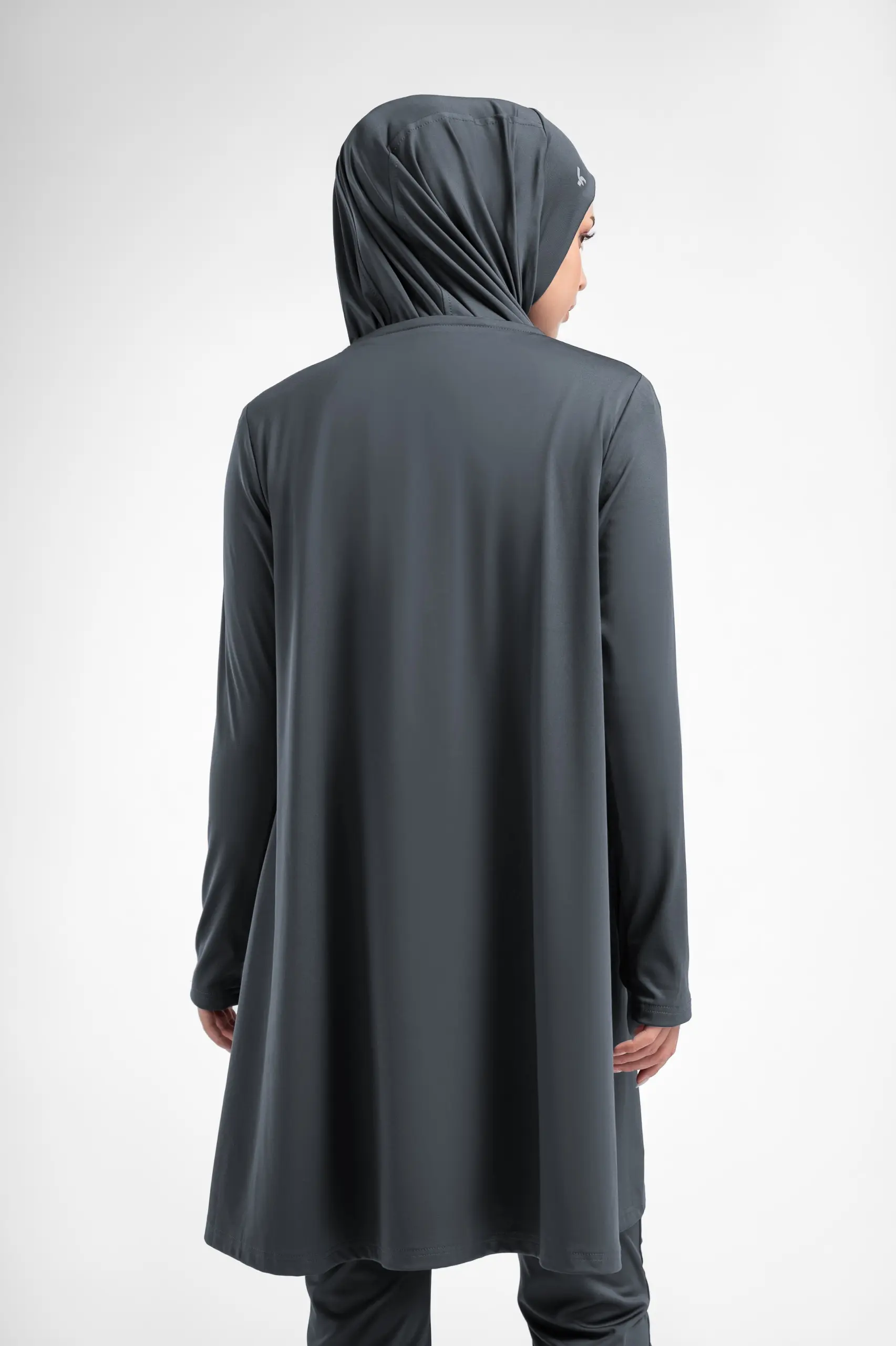 LADY FIT RUNERA FLARE TOP CHARCOAL
