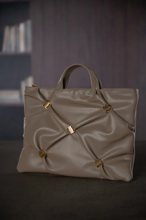 Image of CONNECT LAPTOP SLEEVE GREIGE
