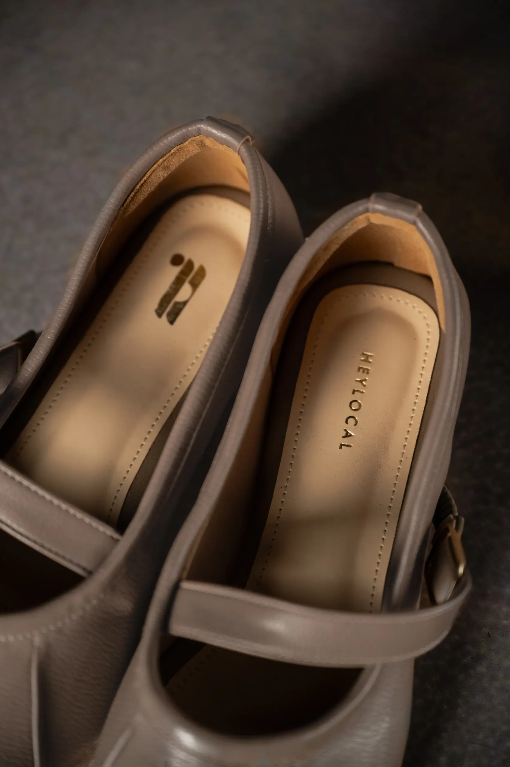 CONNECT FLATSHOES GREIGE