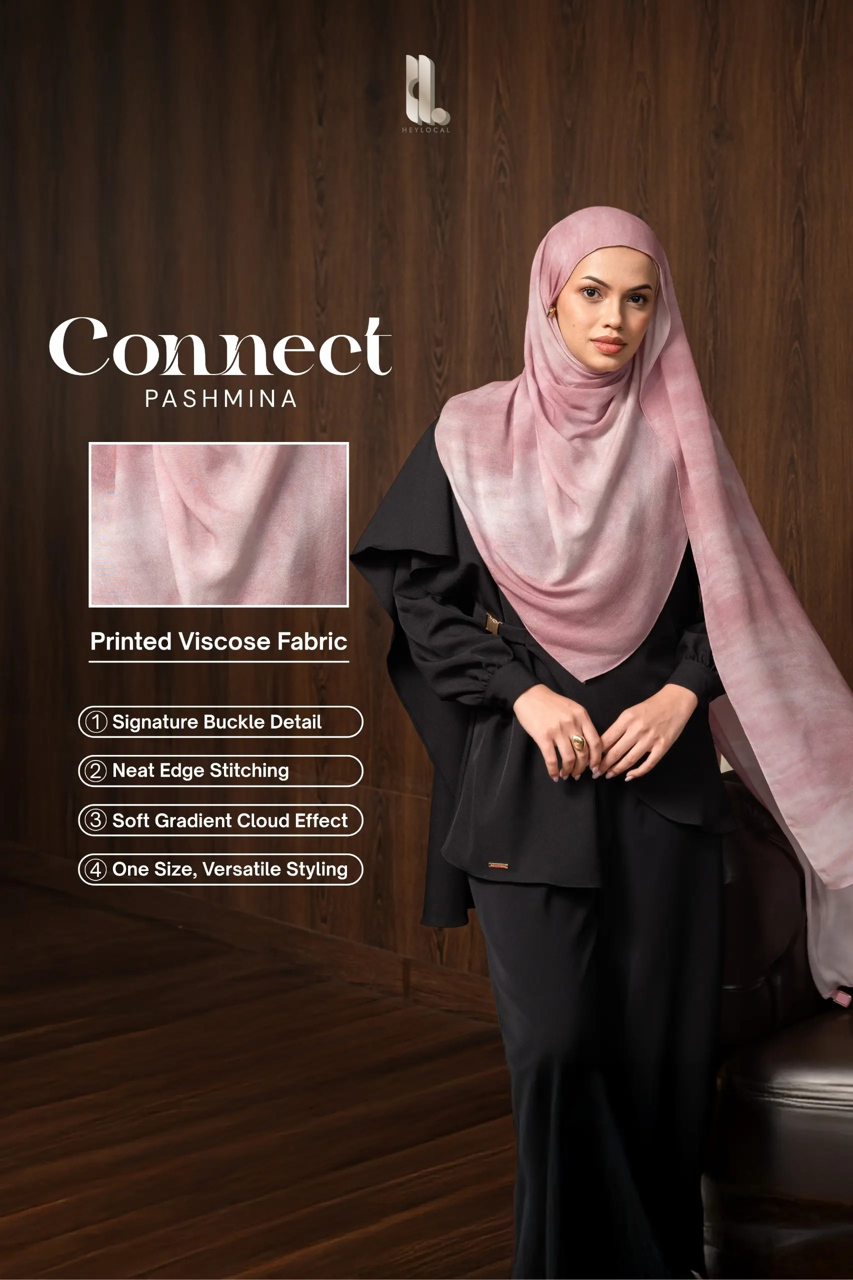CONNECT VISCOSE PASHMINA BLUSHEA