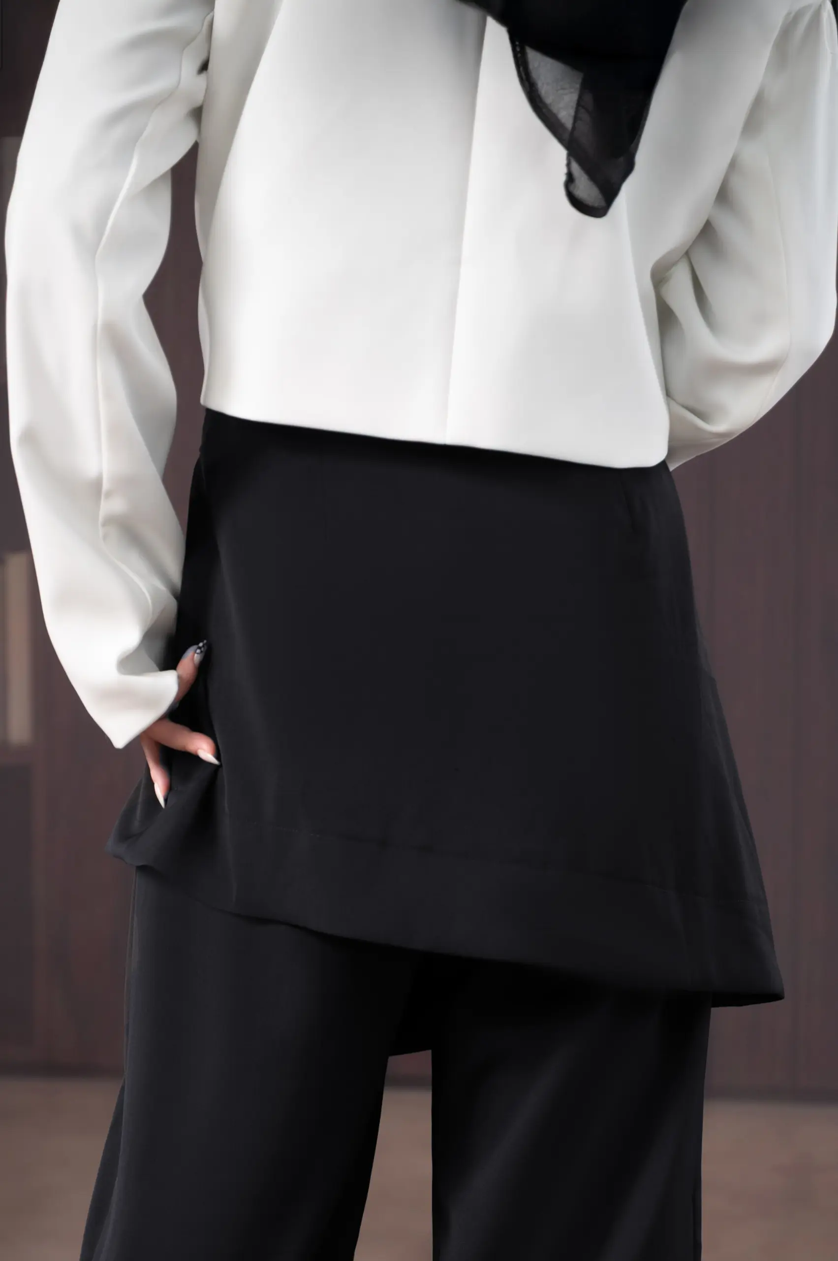 CONNECT SKIRT PANTS BLACK