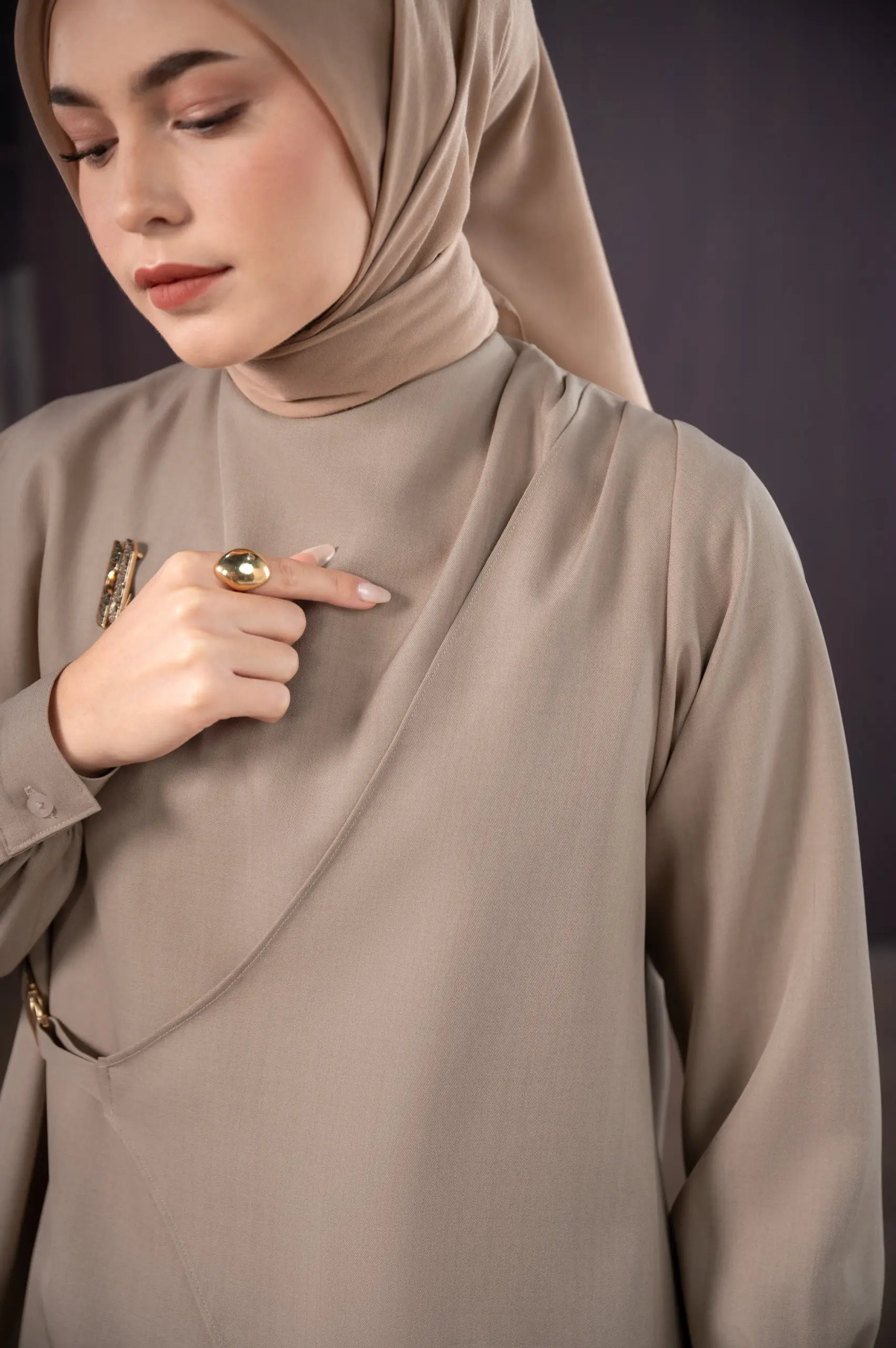 CONNECT BLOUSE FAWN