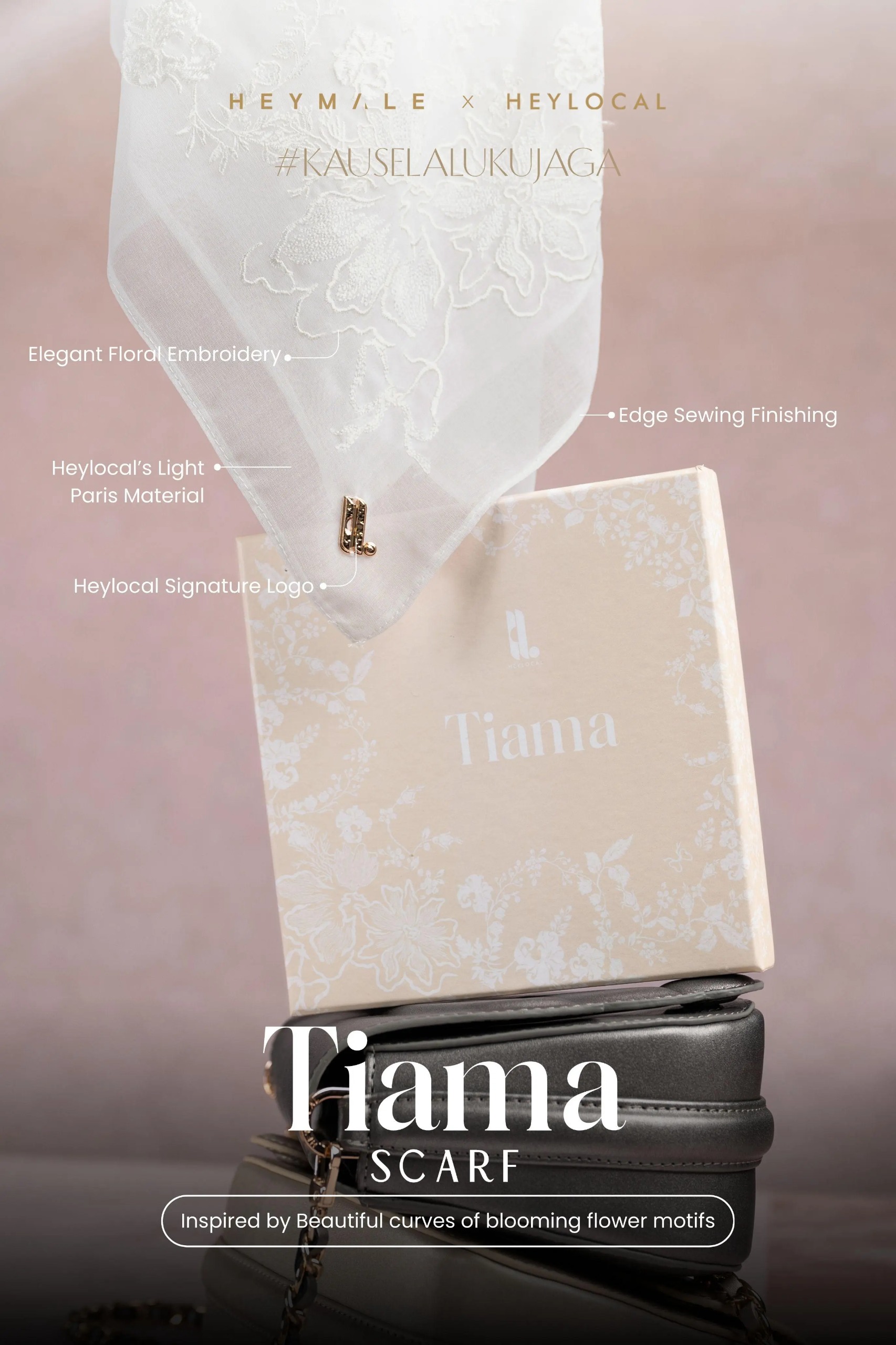 TIAMA SCARF BLACK