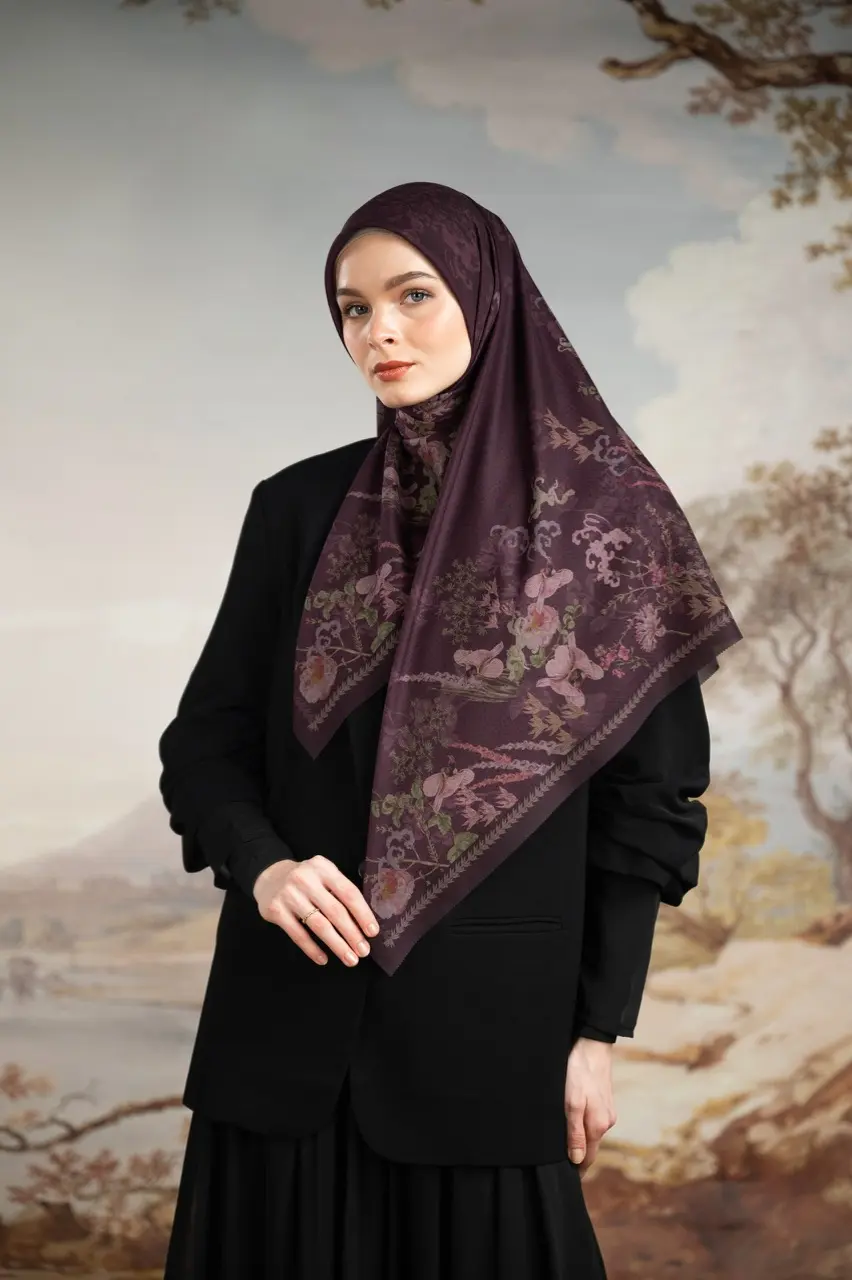 VIRELLE SCARF SCARLET