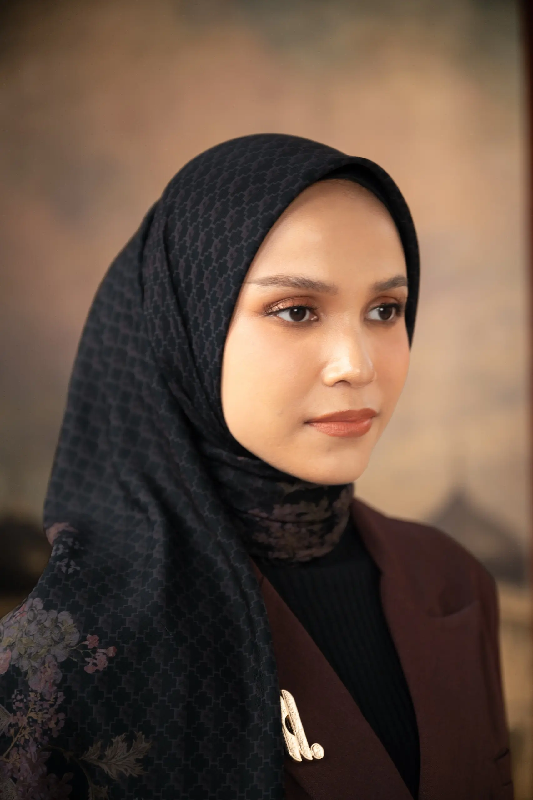 ALLURE OF ACEH SCARF NOIR