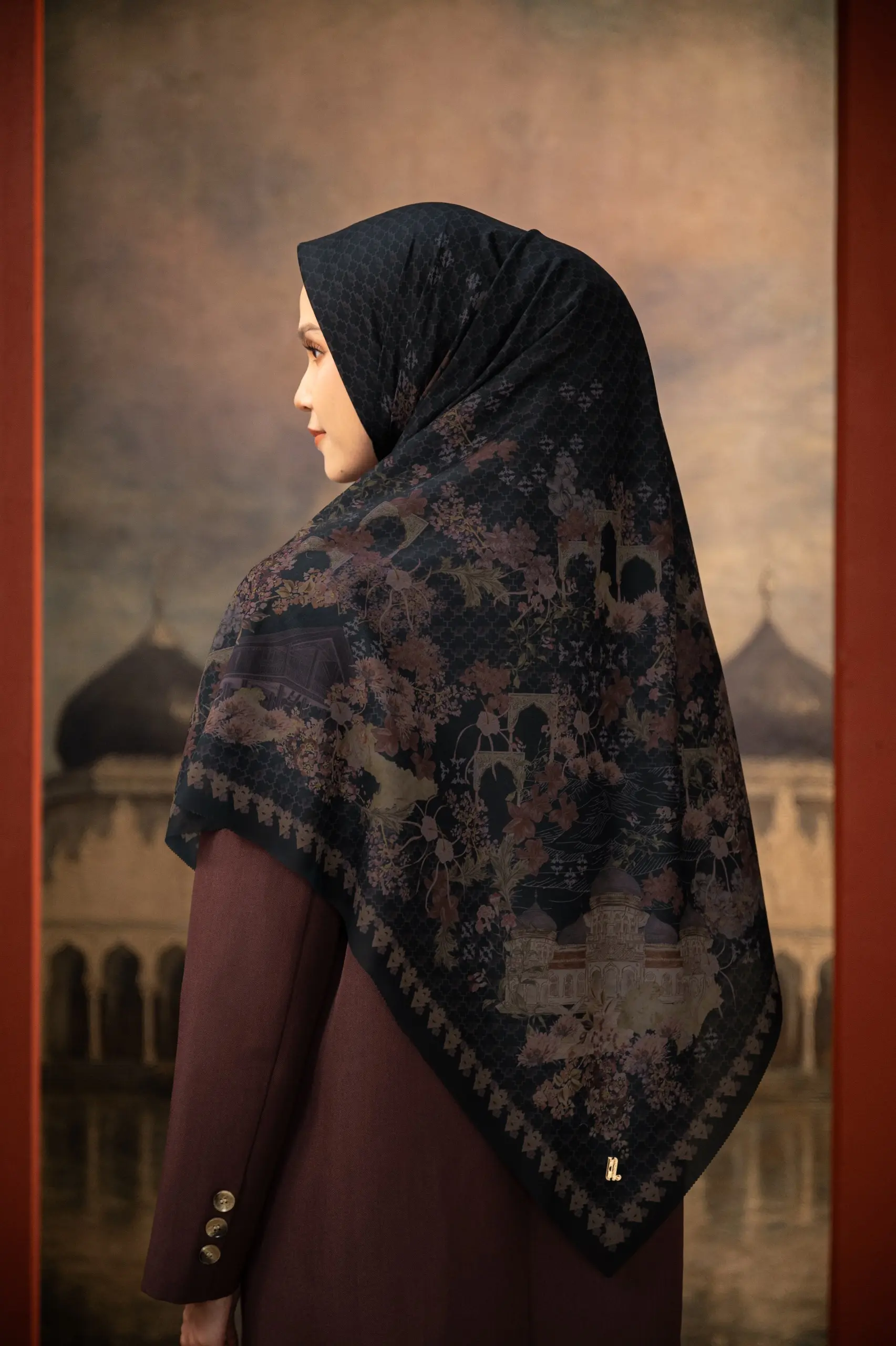 ALLURE OF ACEH SCARF NOIR