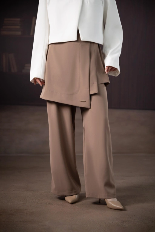 Image of CONNECT SKIRT PANTS TAN