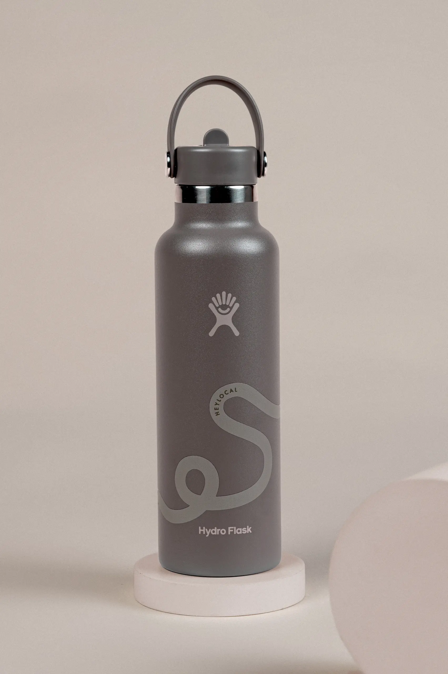 HEYLOCAL X HYDRO FLASK STD FLEX STRAW CAP MOCHA LINE