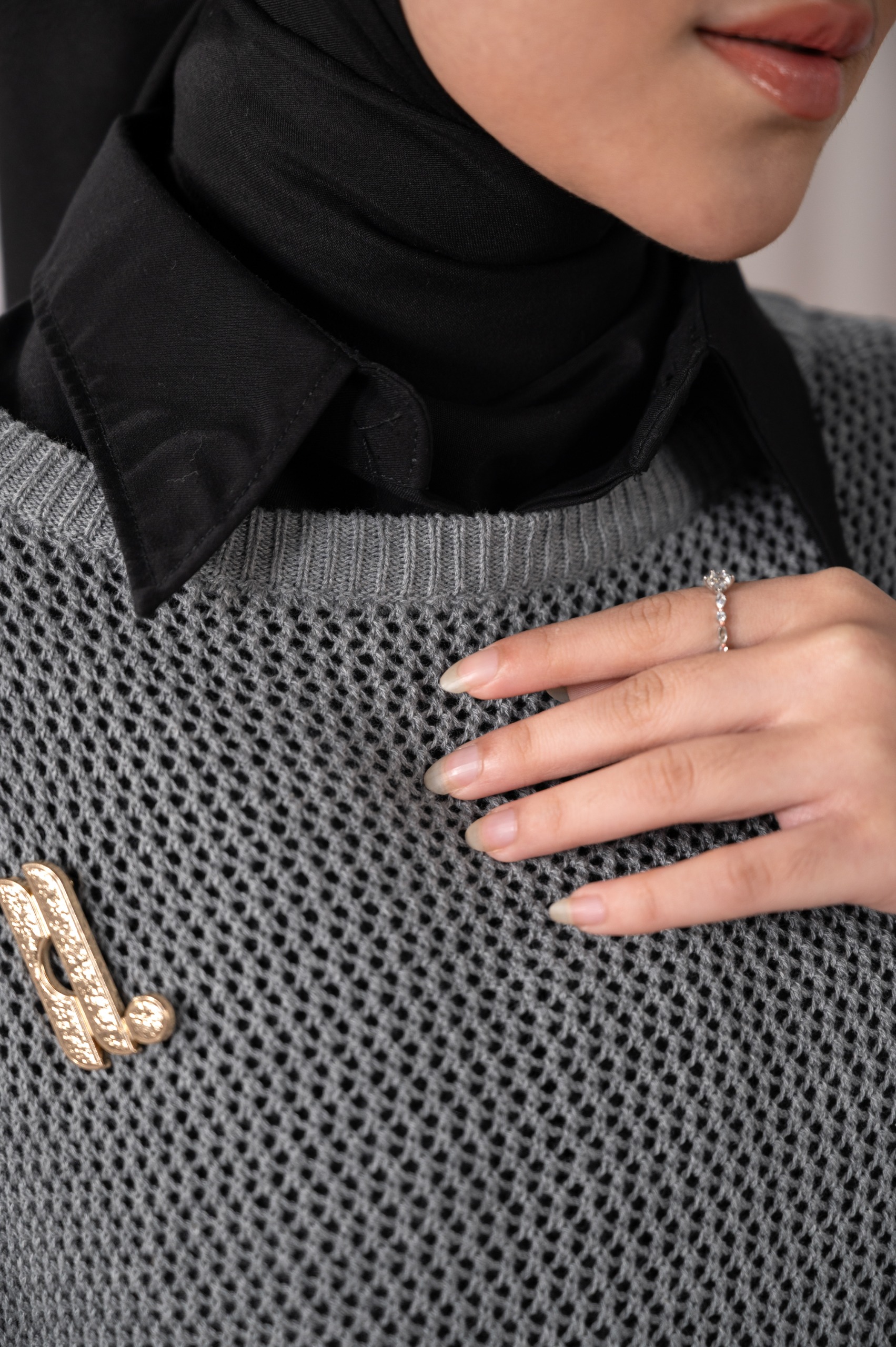 MARÉA KNIT CHARCOAL