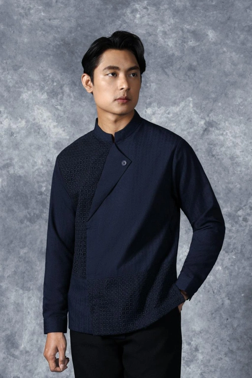 Image of Kemeja Elok Beskap Lengan Panjang Swarga