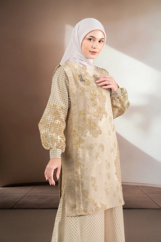 Image of TUNIK BERMOTIF ELOK PALEM