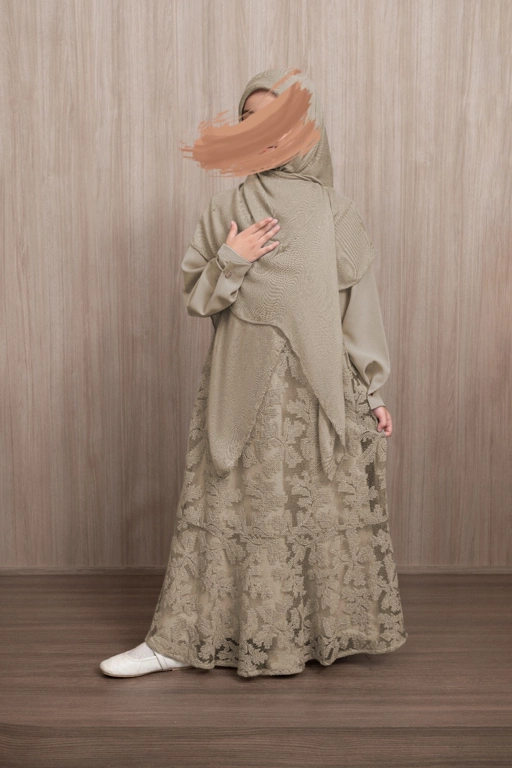 Image of SATU SET GAUN ANAK RENJANA TENUN