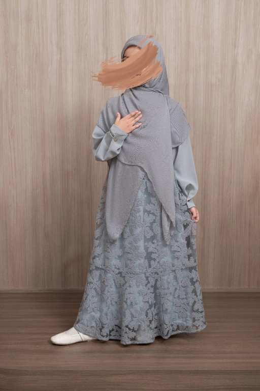 Image of SATU SET GAUN ANAK RENJANA EMBUN