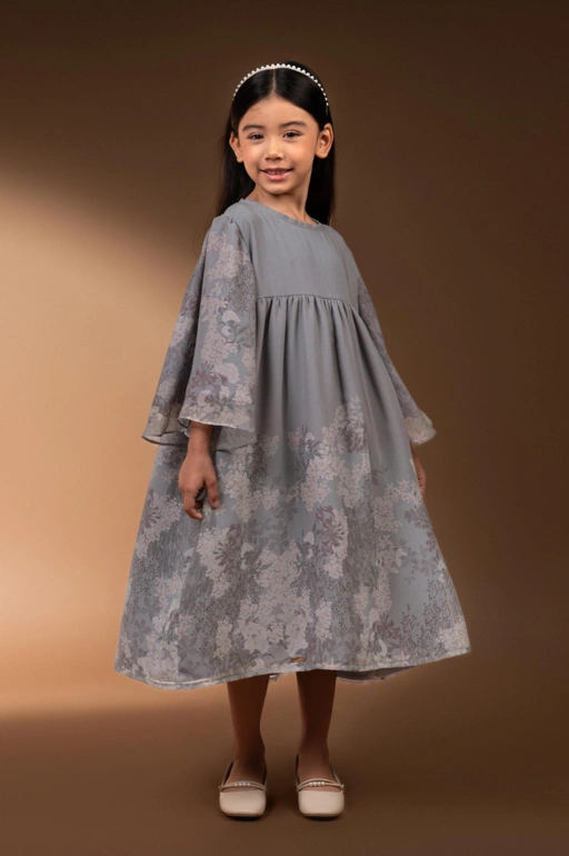 Image of GAUN ANAK TENTREM KELABU