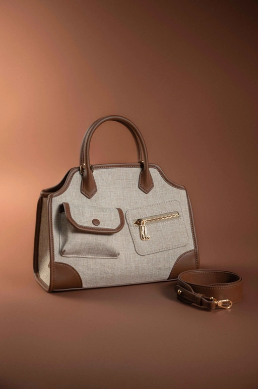 Image of ARLET CANVAS BAG COFFEE