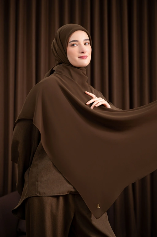 Image of FLOWY SCARF COPPER