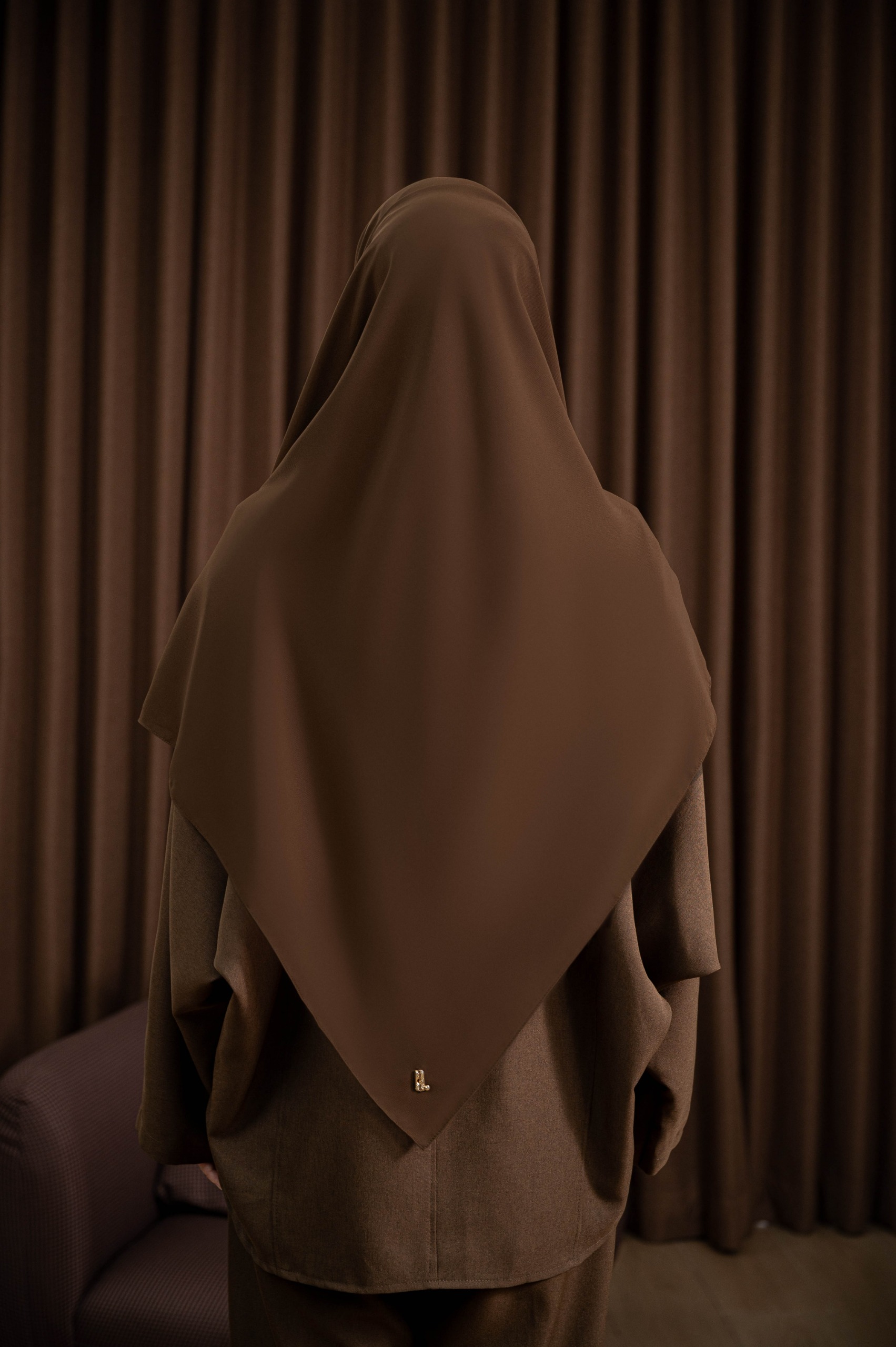 FLOWY SCARF COPPER