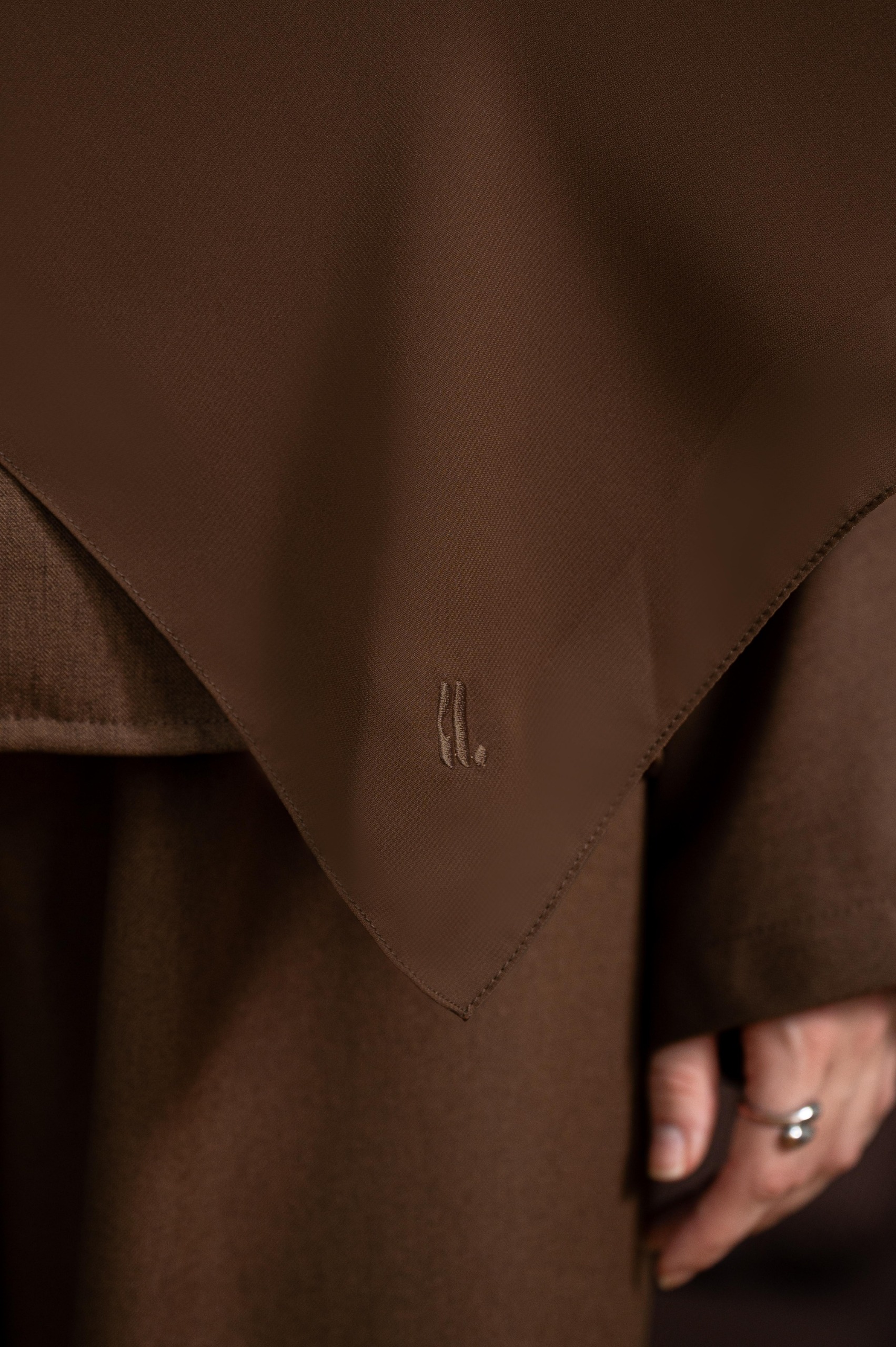 FLOWY SCARF COPPER