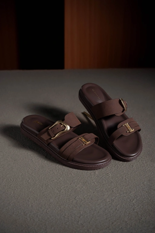 Image of REINE SANDAL COFFEE