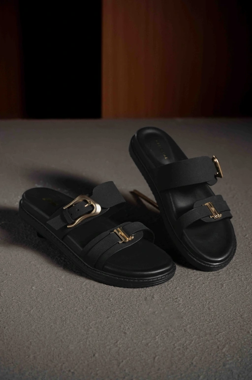 Image of REINE SANDAL RAVEN
