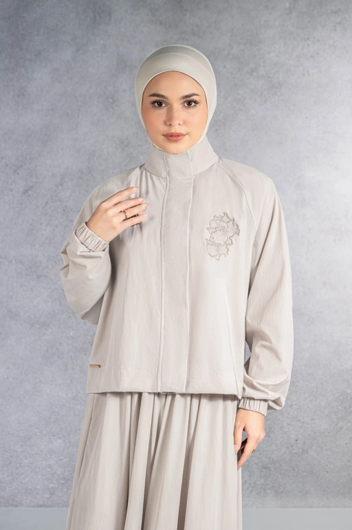 Image of EASYDAY CROPPED JACKET OAT
