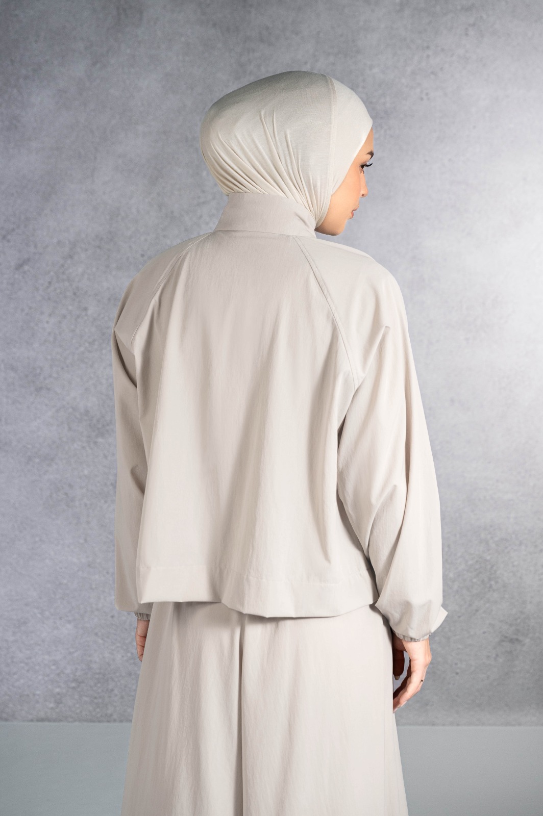 EASYDAY CROPPED JACKET OAT