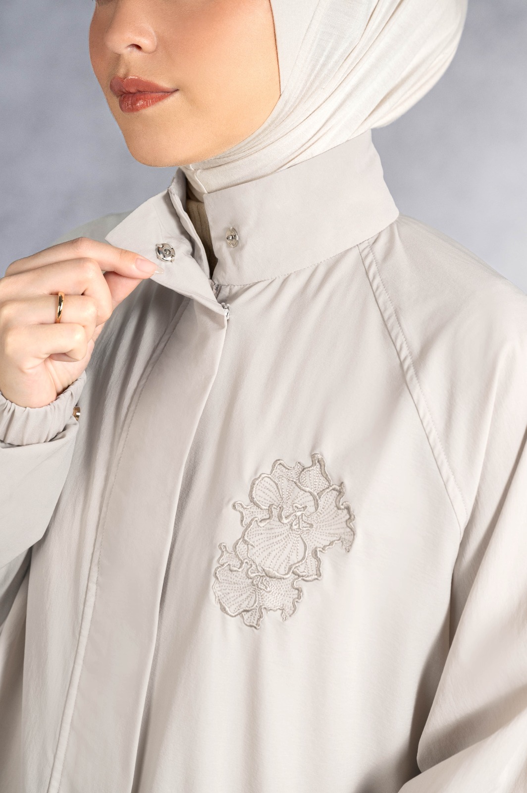 EASYDAY CROPPED JACKET OAT