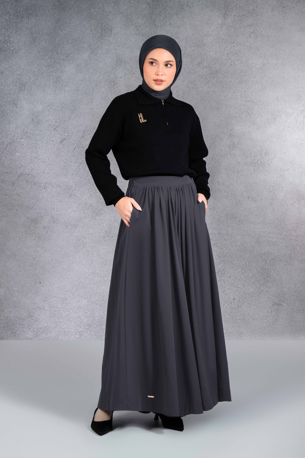 EASYDAY CULOTTES CHARCOAL