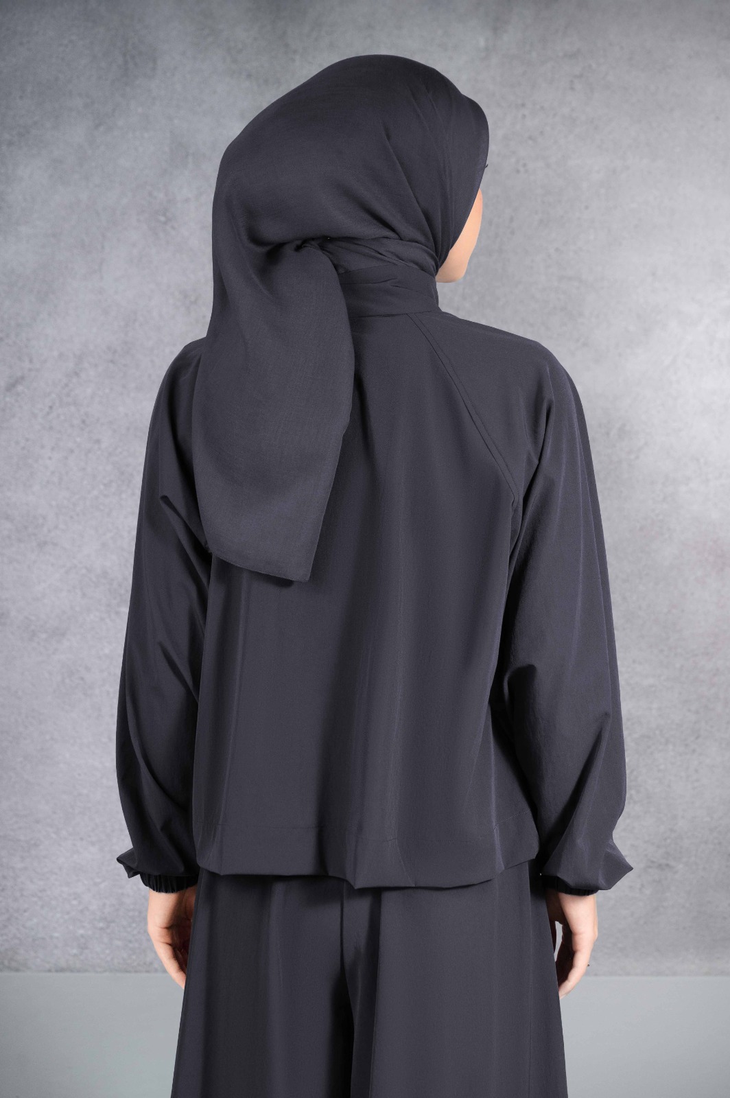 EASYDAY CROPPED JACKET CHARCOAL