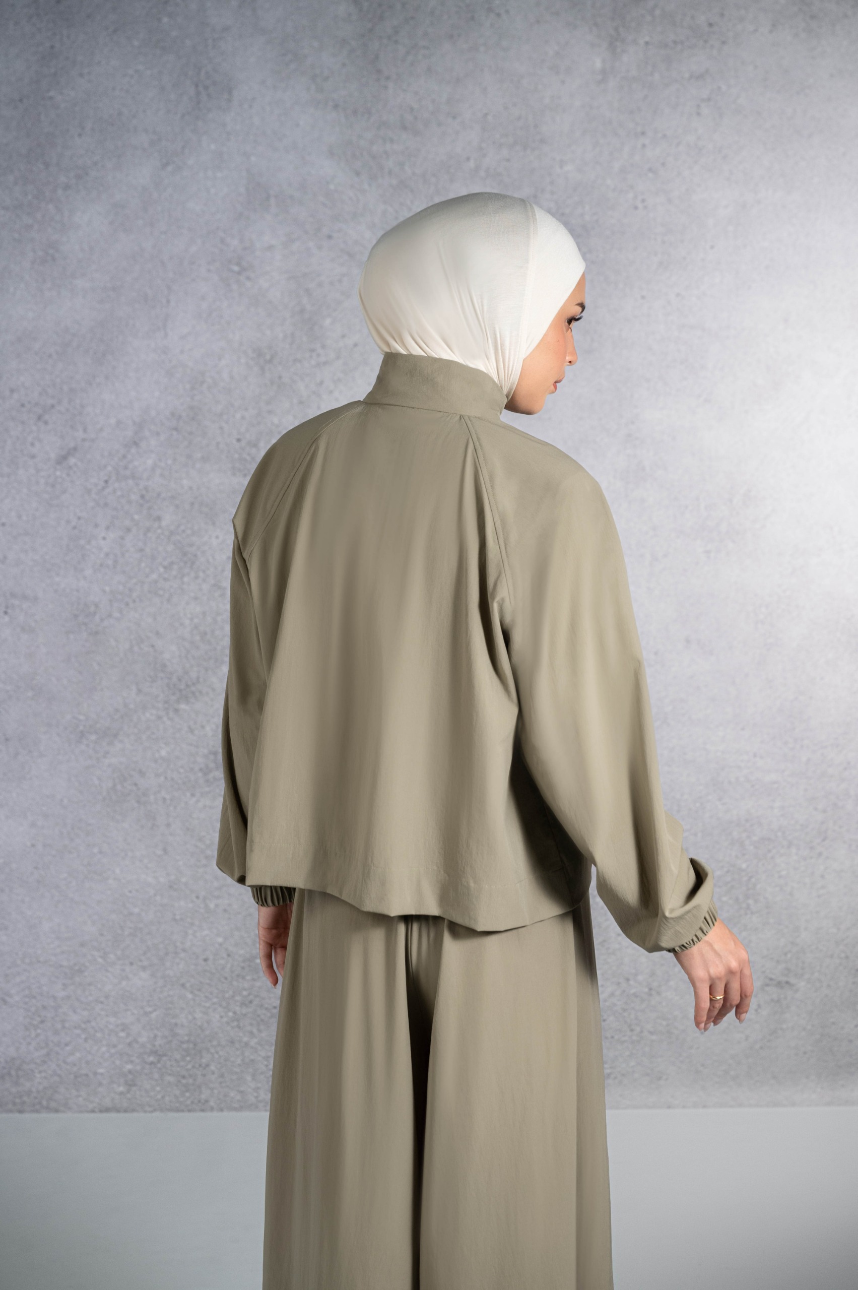 EASYDAY CROPPED JACKET KHAKI