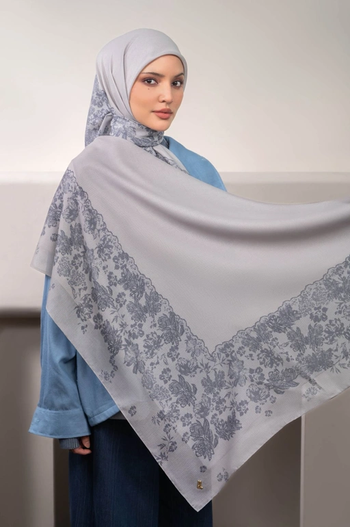 Image of NOIRLACE SCARF SLATE